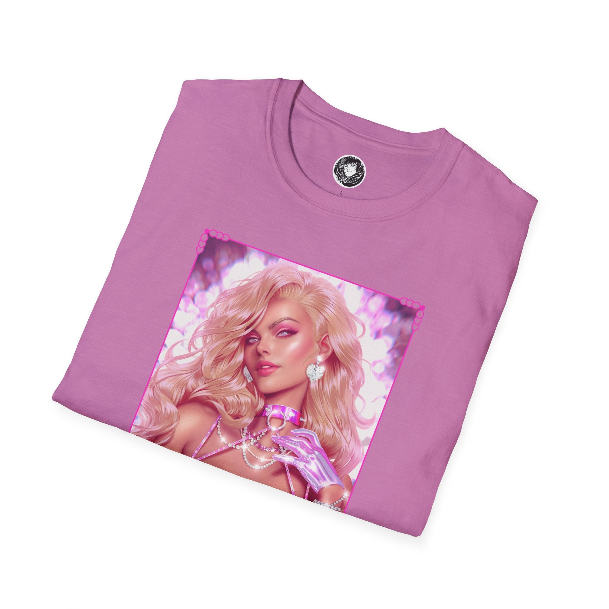 Bold Barbie Pink Glam Graphic Unisex T-Shirt