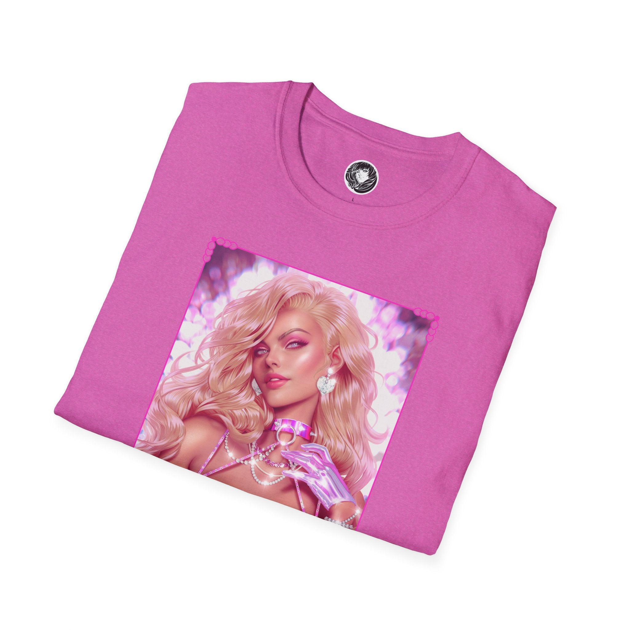 Bold Barbie Pink Glam Graphic Unisex T-Shirt