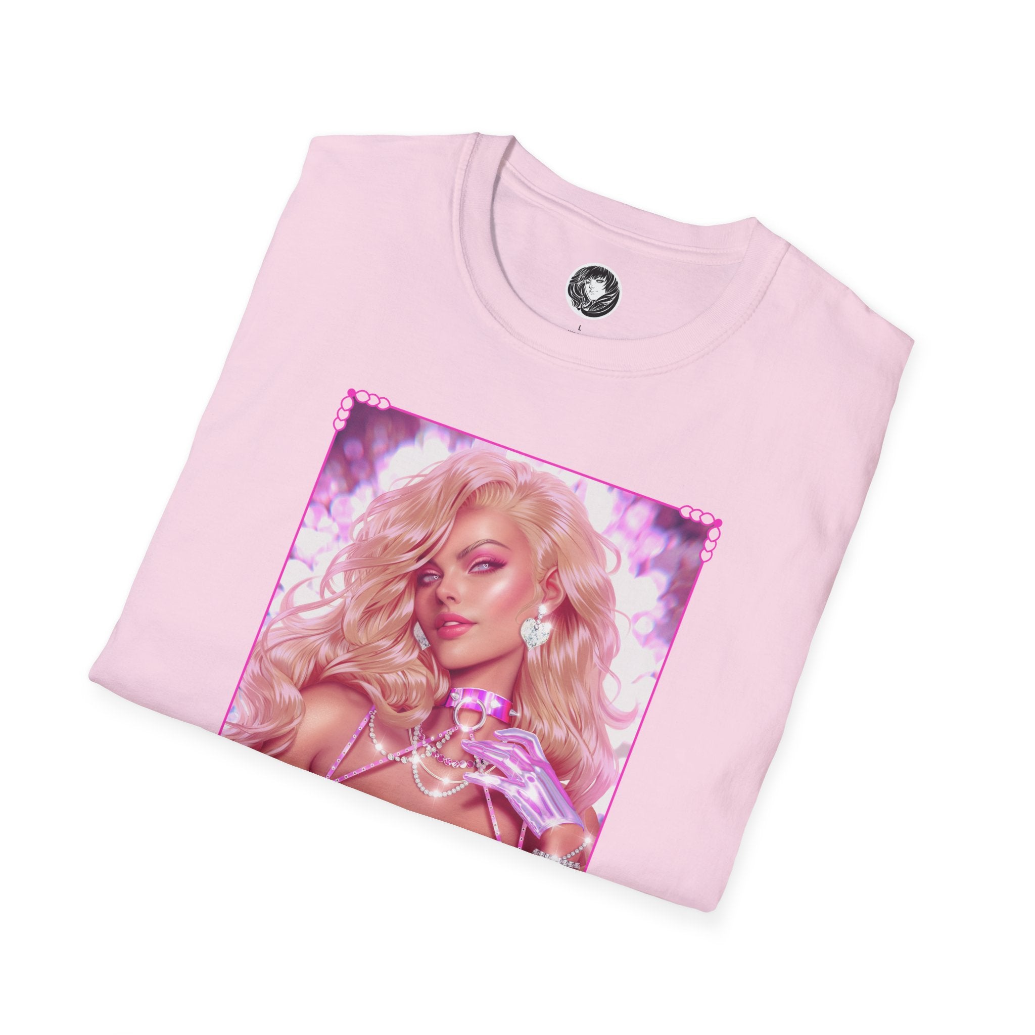 Bold Barbie Pink Glam Graphic Unisex T-Shirt