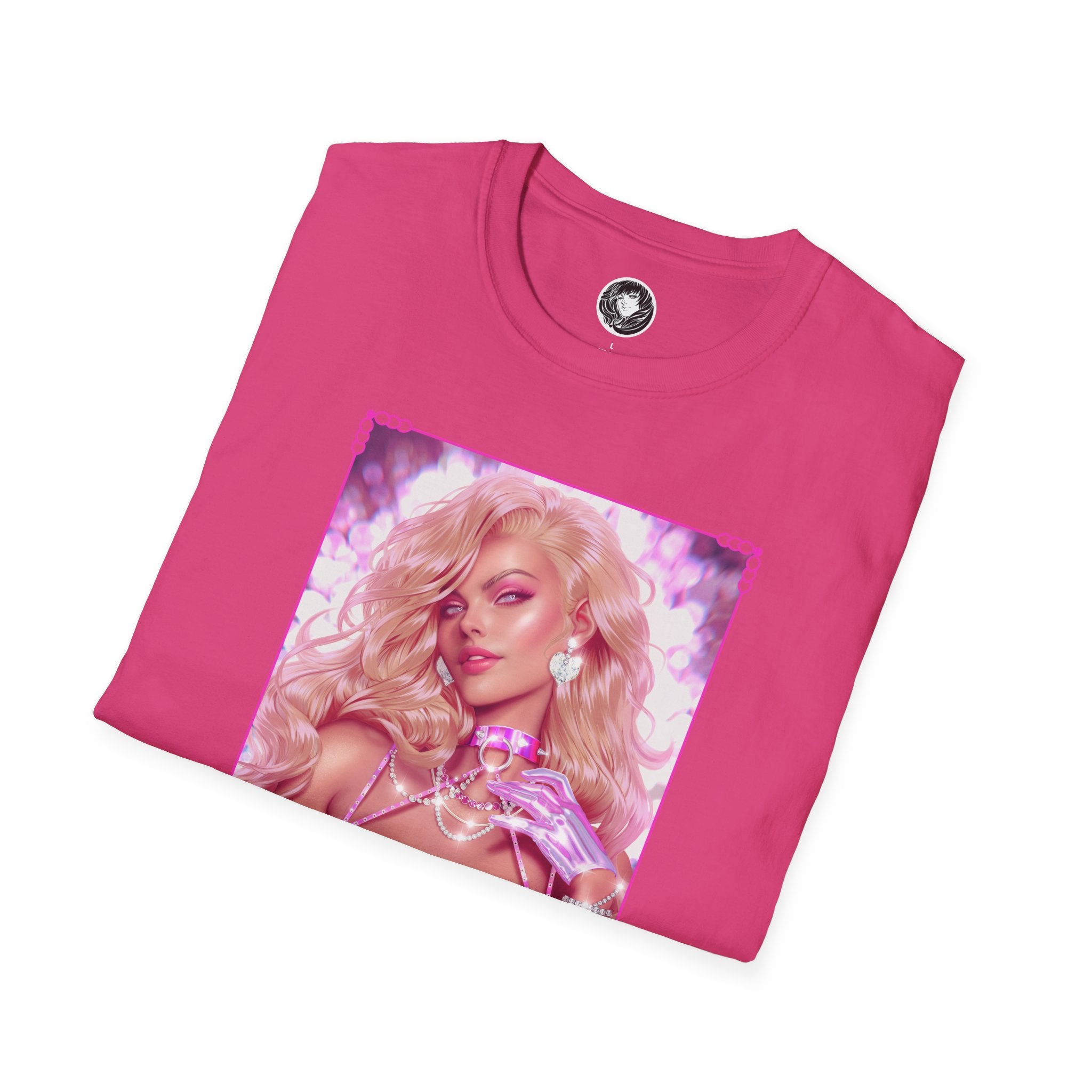 Bold Barbie Pink Glam Graphic Unisex T-Shirt