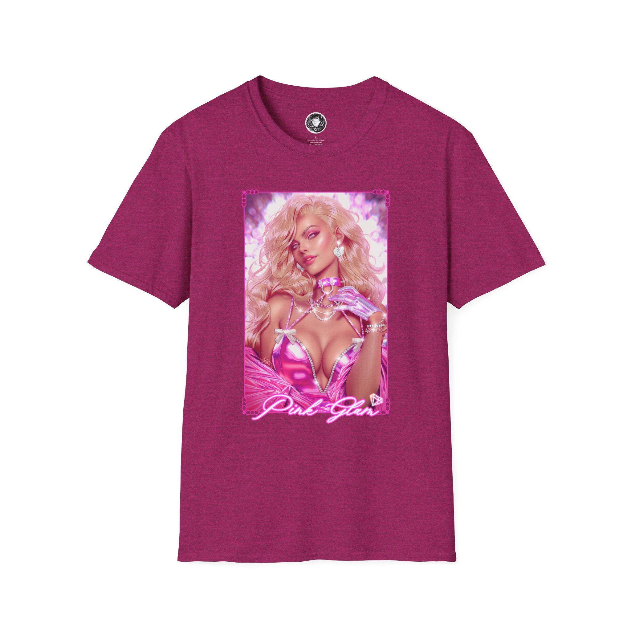 Bold Barbie Pink Glam Graphic Unisex T-Shirt