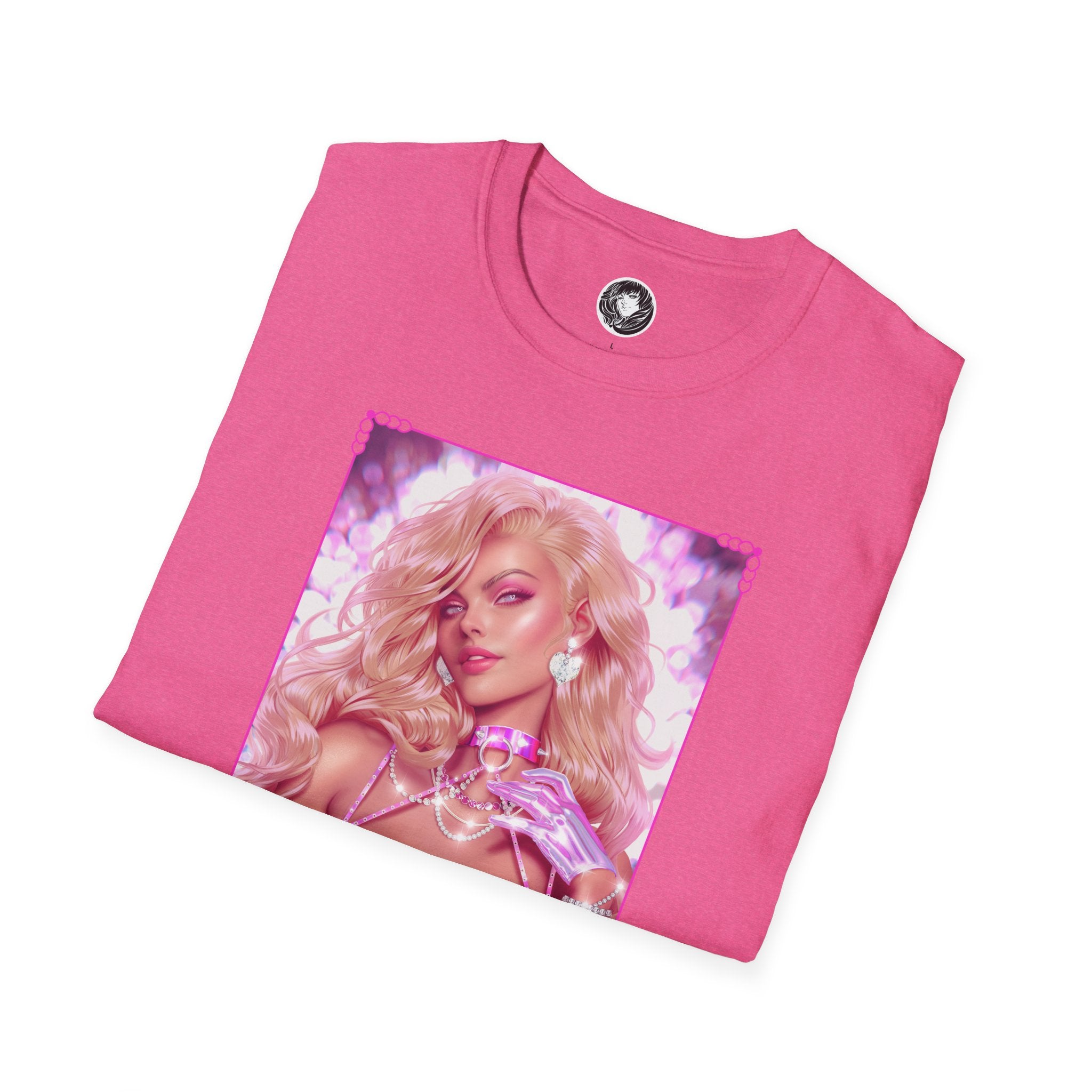 Bold Barbie Pink Glam Graphic Unisex T-Shirt