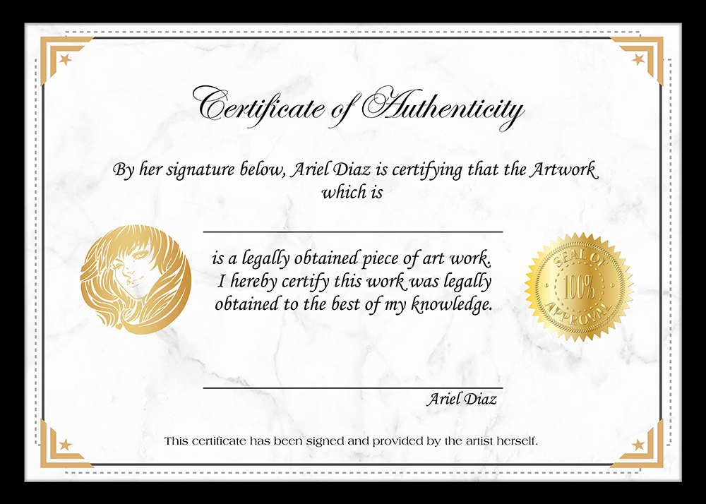Certificate of Authenticity