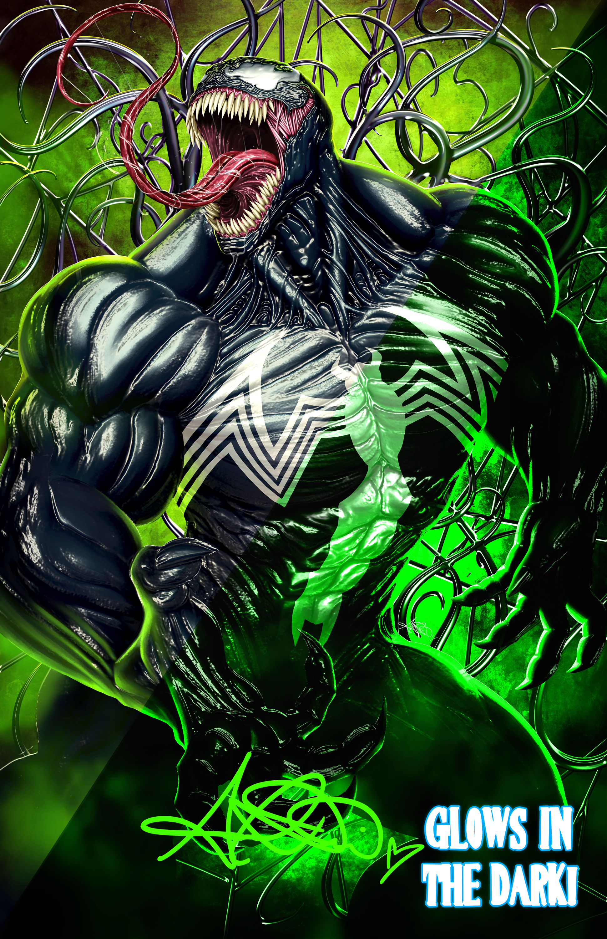 FUN SIZE "Lethal" Venom Version A Limited Art Print