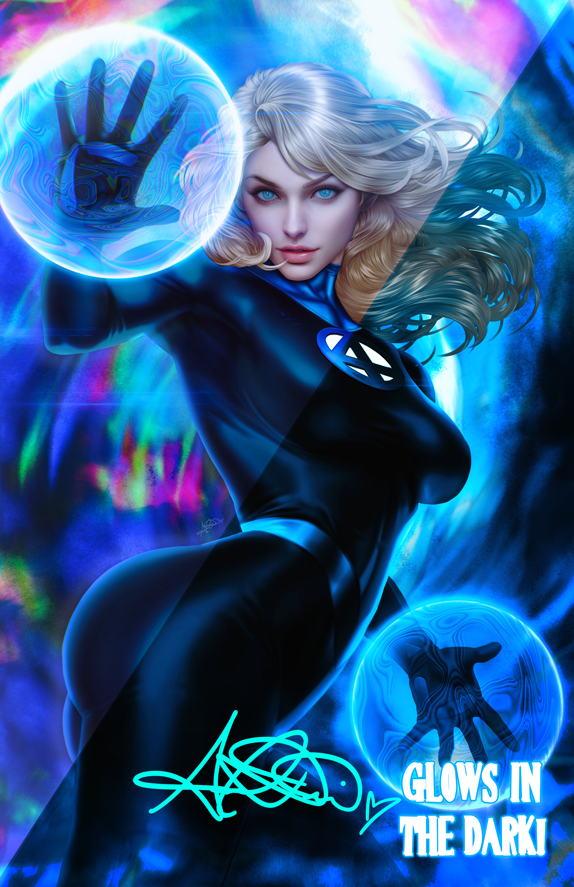 FUN SIZE Invisible Woman Version A Limited Art Print