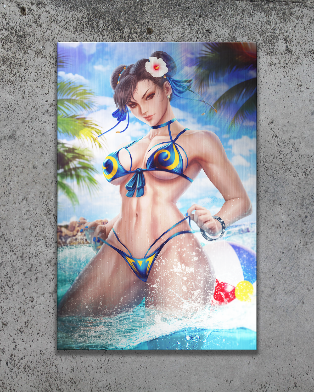 Street Fighter Scifi Fantasy Special #1 (Chun-Li) Metal Print