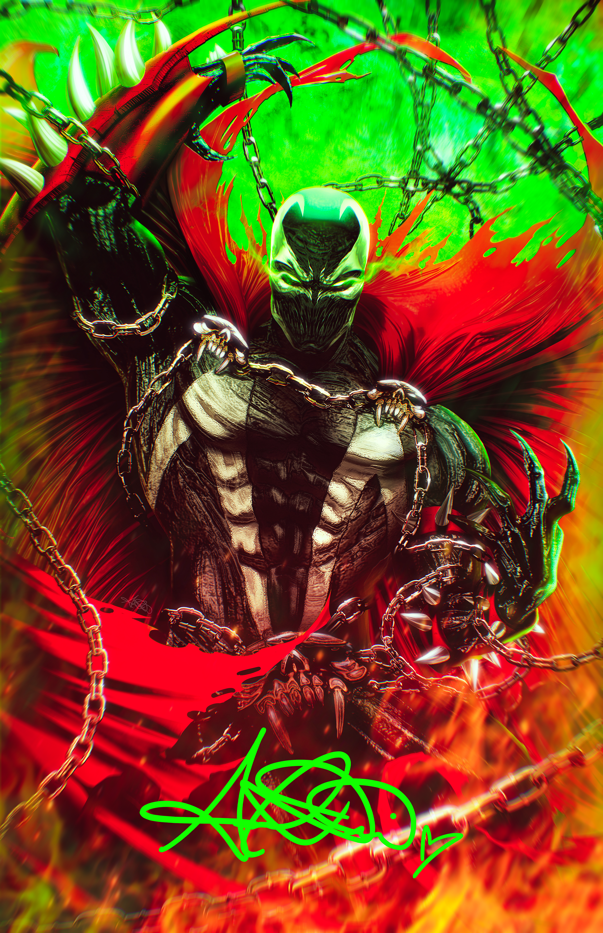 FUN SIZE Spawn "Inferno" Limited Art Print