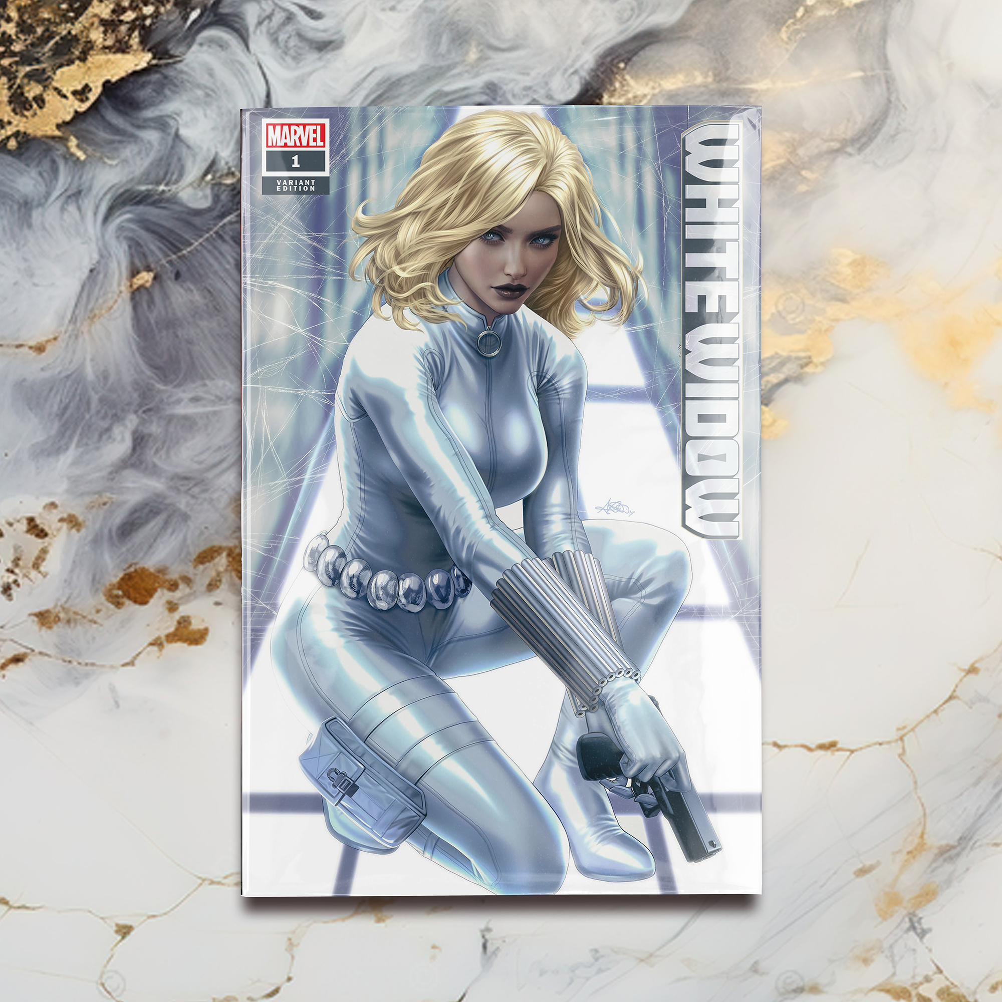 White Widow #1 ADA Ariel Diaz Art Trade Dress Exclusive Variant