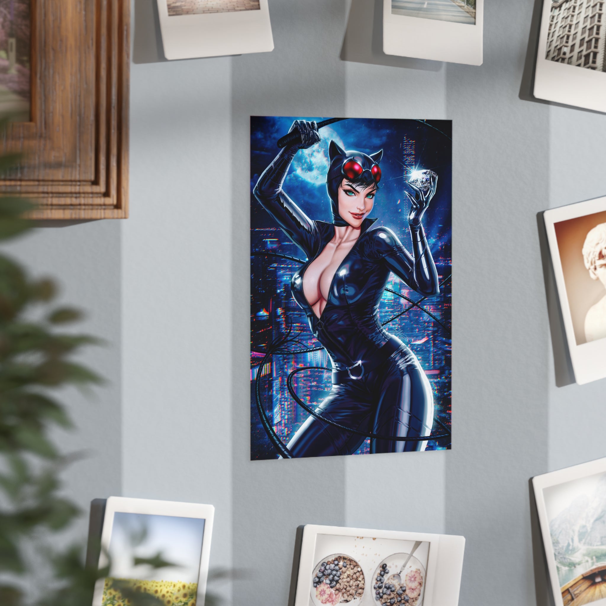 Catwoman "Jewel Heist" Mini Art Print