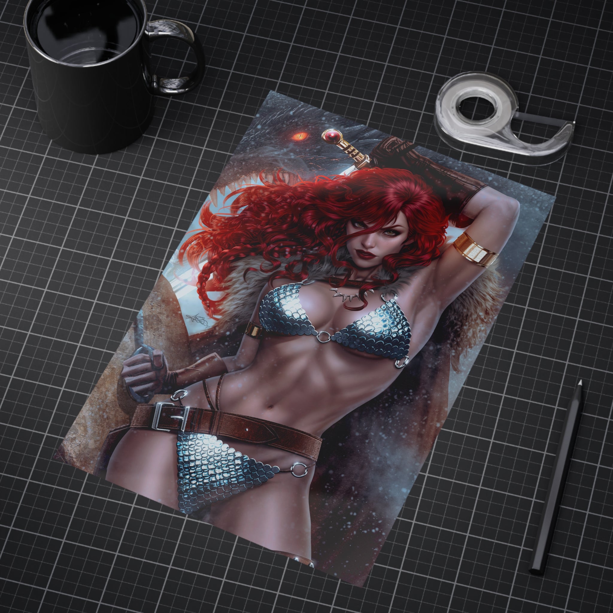 Red Sonja #11 Mini Art Print