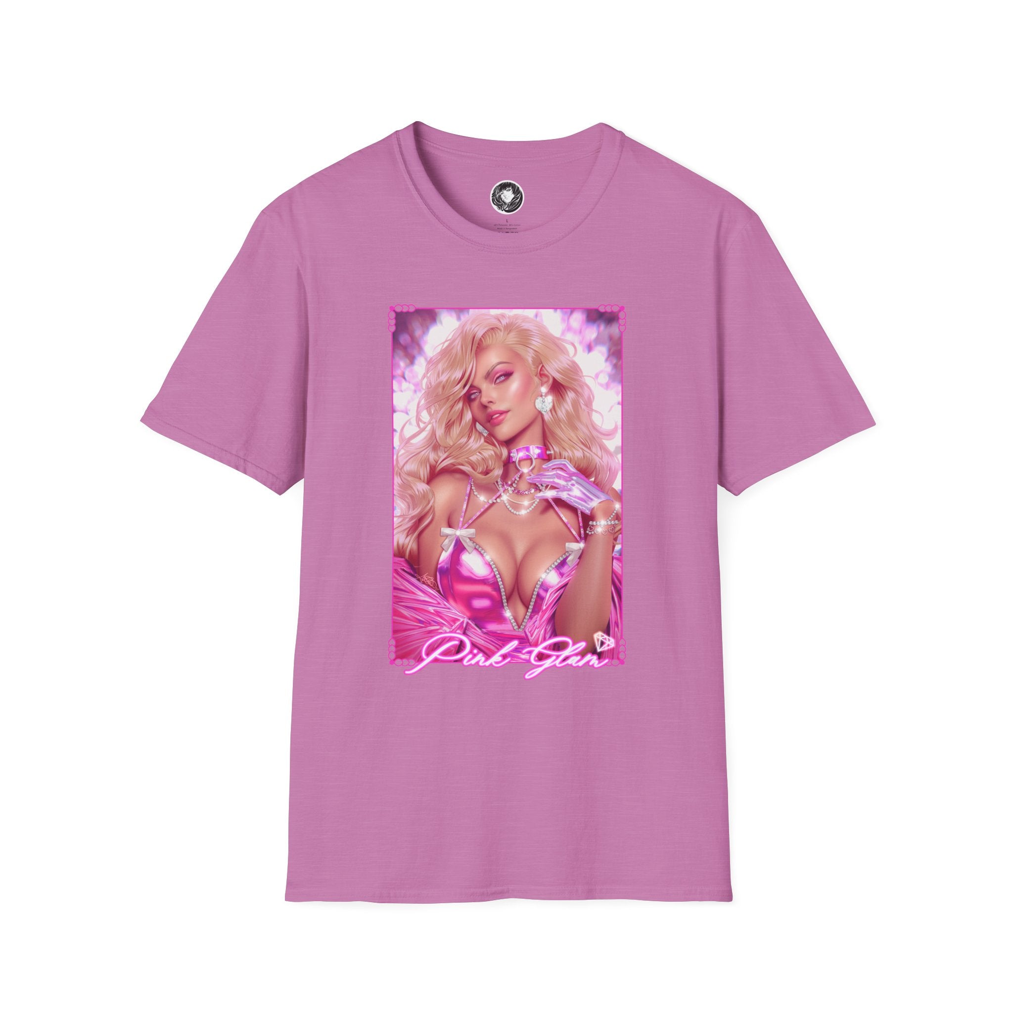 Bold Barbie Pink Glam Graphic Unisex T-Shirt