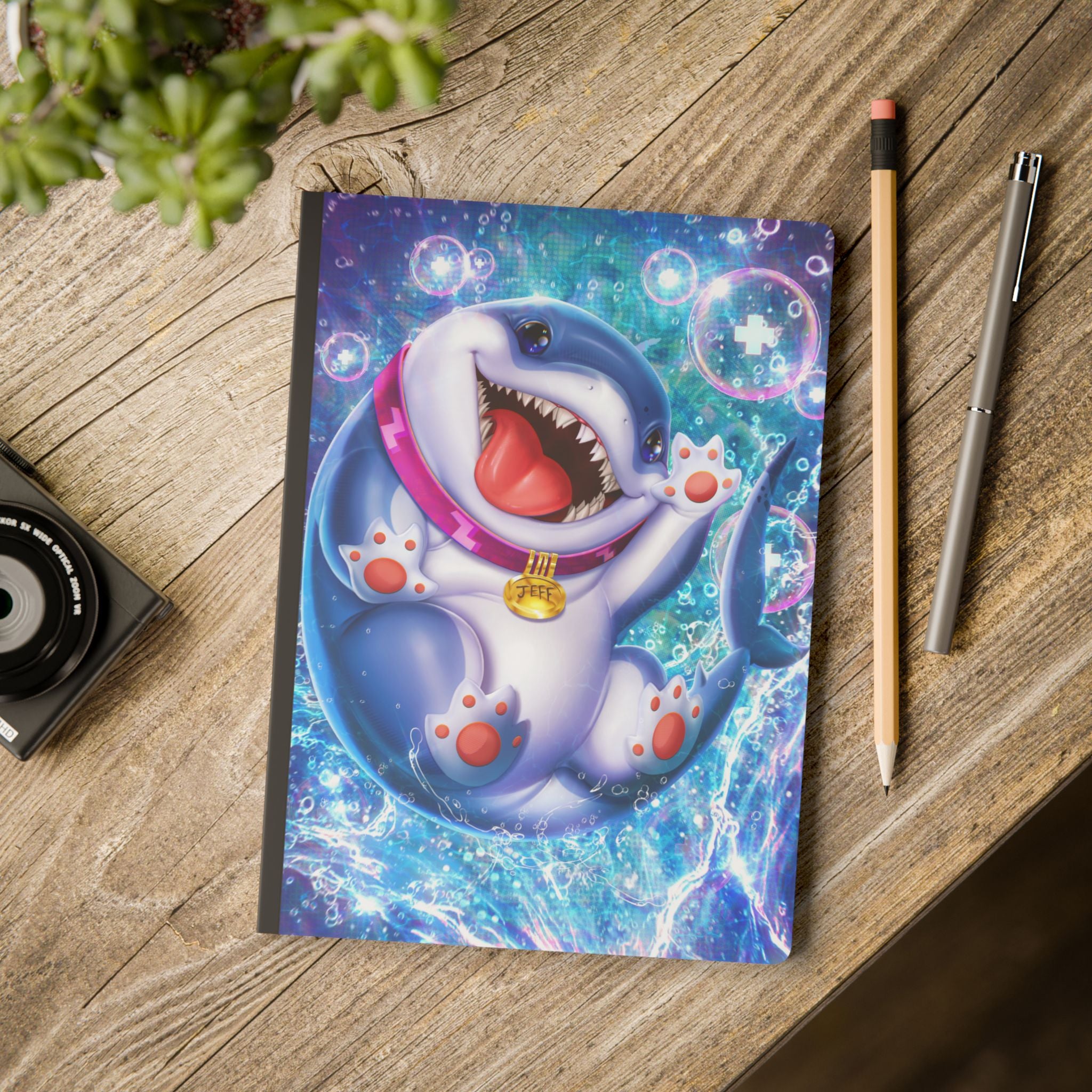 Jeff the Land Shark Softcover Journal