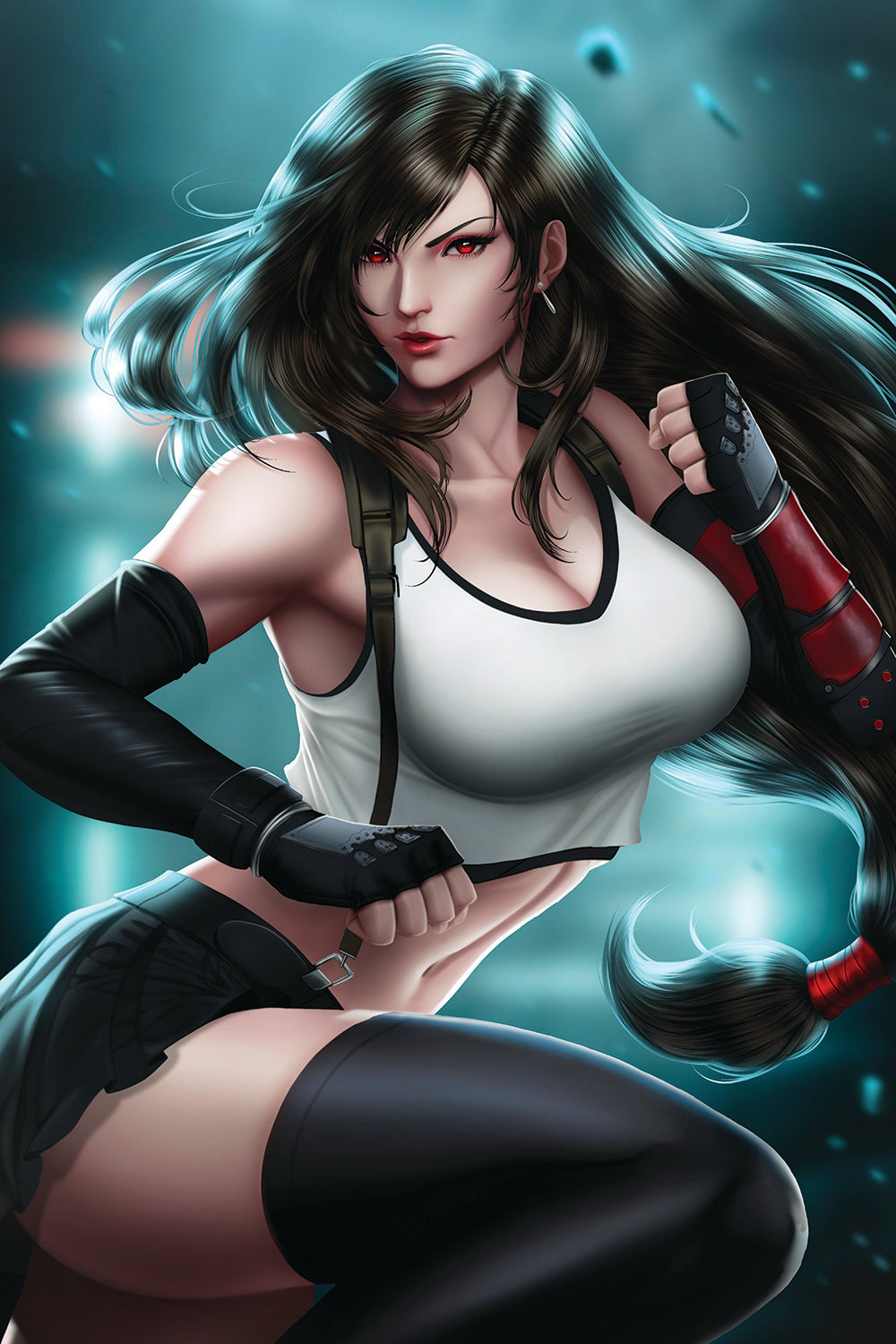 Tifa Fan Art Premium Semi-Gloss Art Print