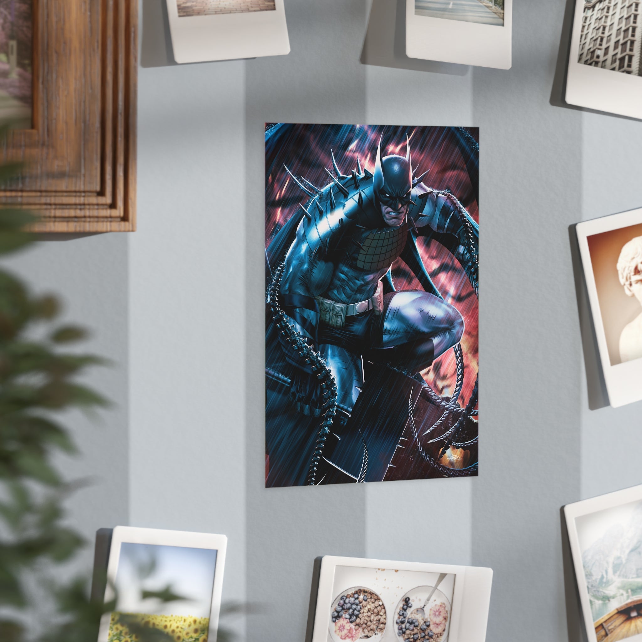 Absolute Batman (Blue) Mini Art Print