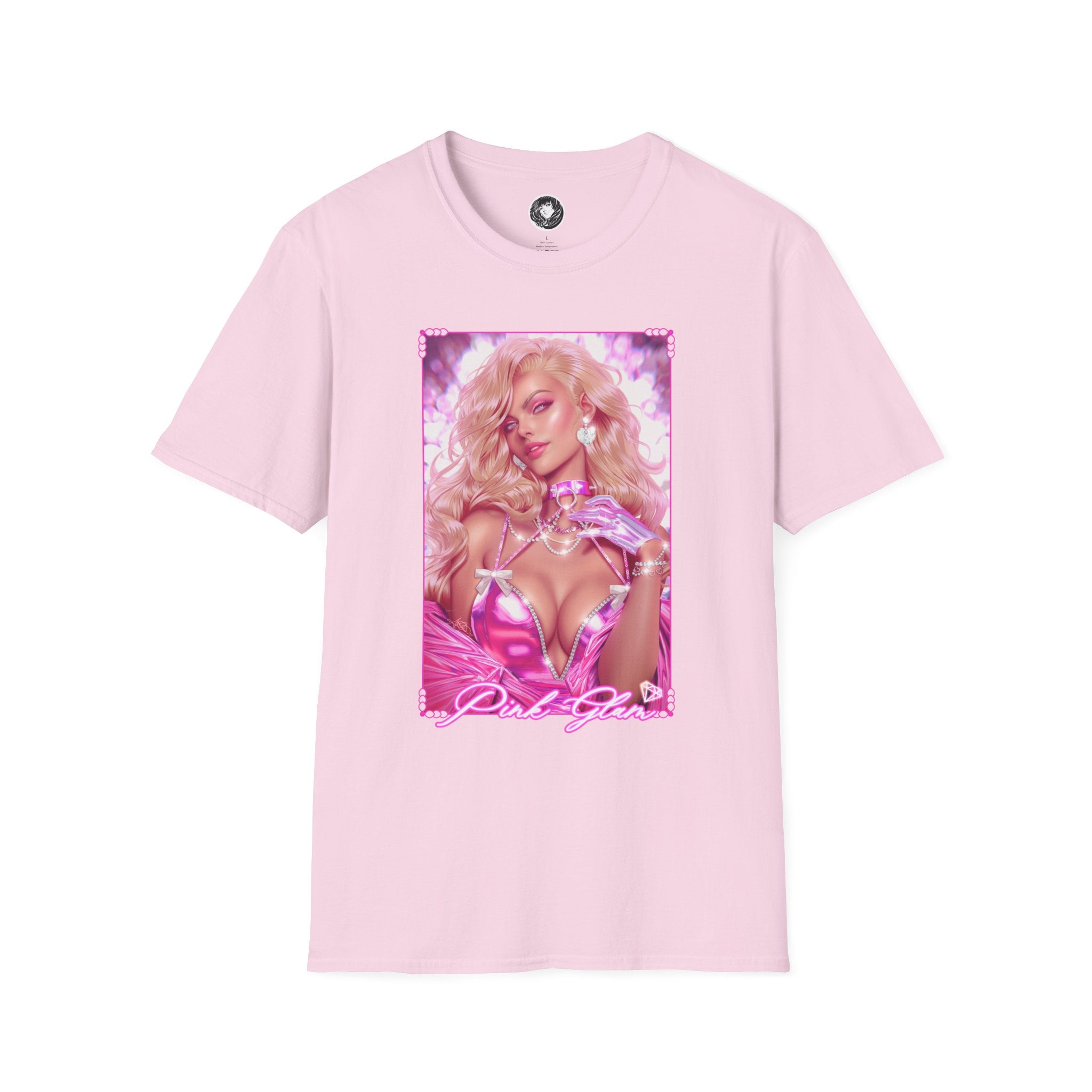 Bold Barbie Pink Glam Graphic Unisex T-Shirt