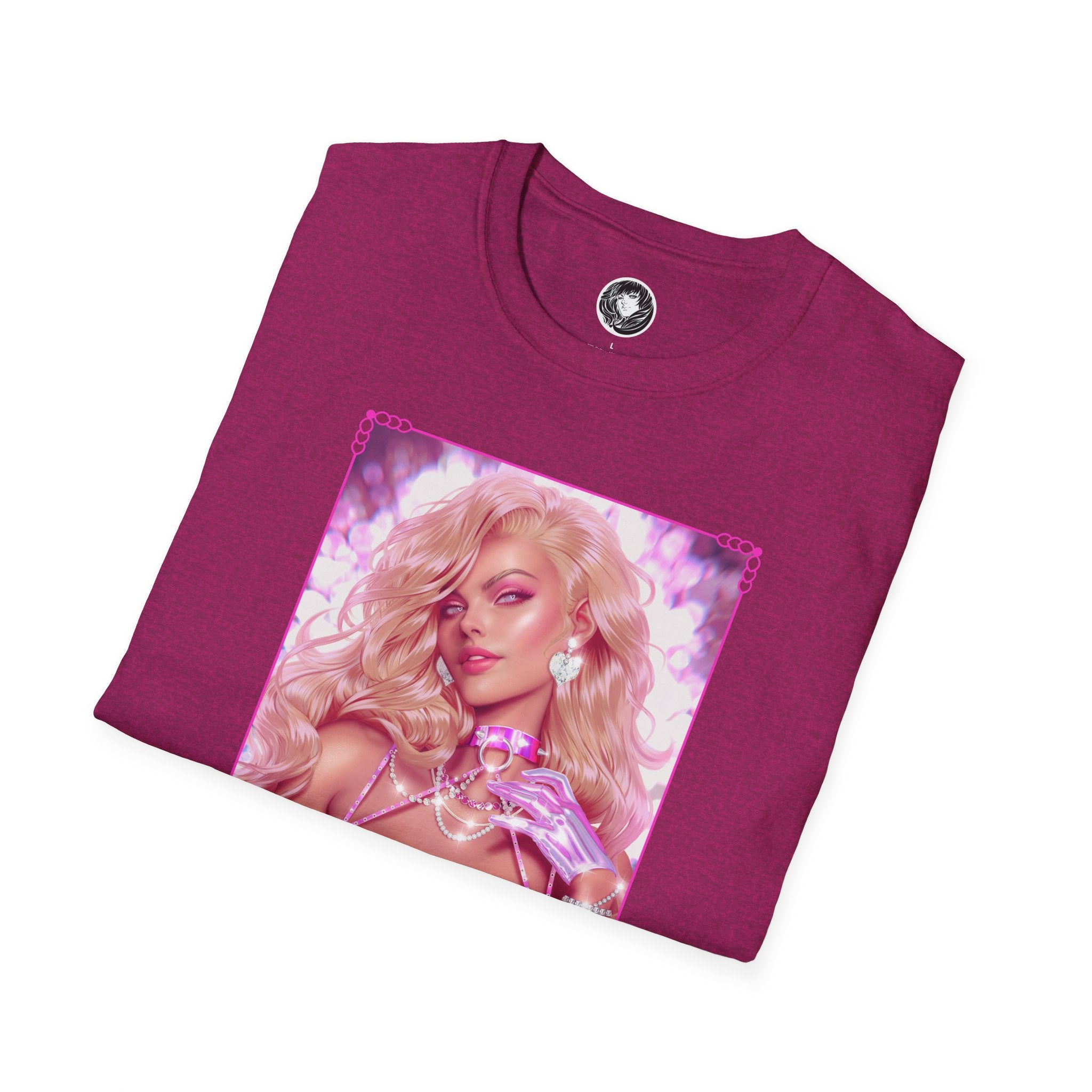 Bold Barbie Pink Glam Graphic Unisex T-Shirt