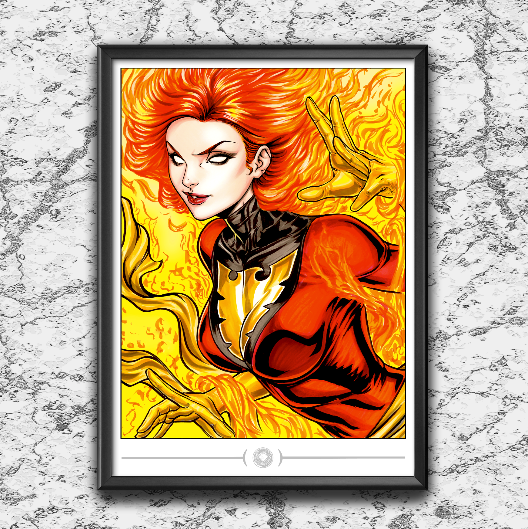 "PREMIUM COLLECTION" Phoenix Y ART PRINT