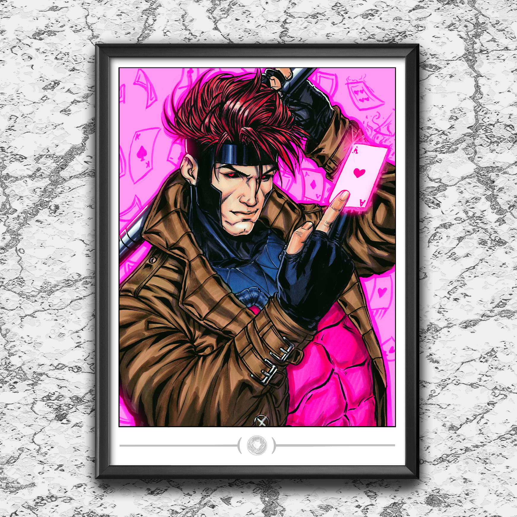 "PREMIUM COLLECTION" GAMBIT A ART PRINT