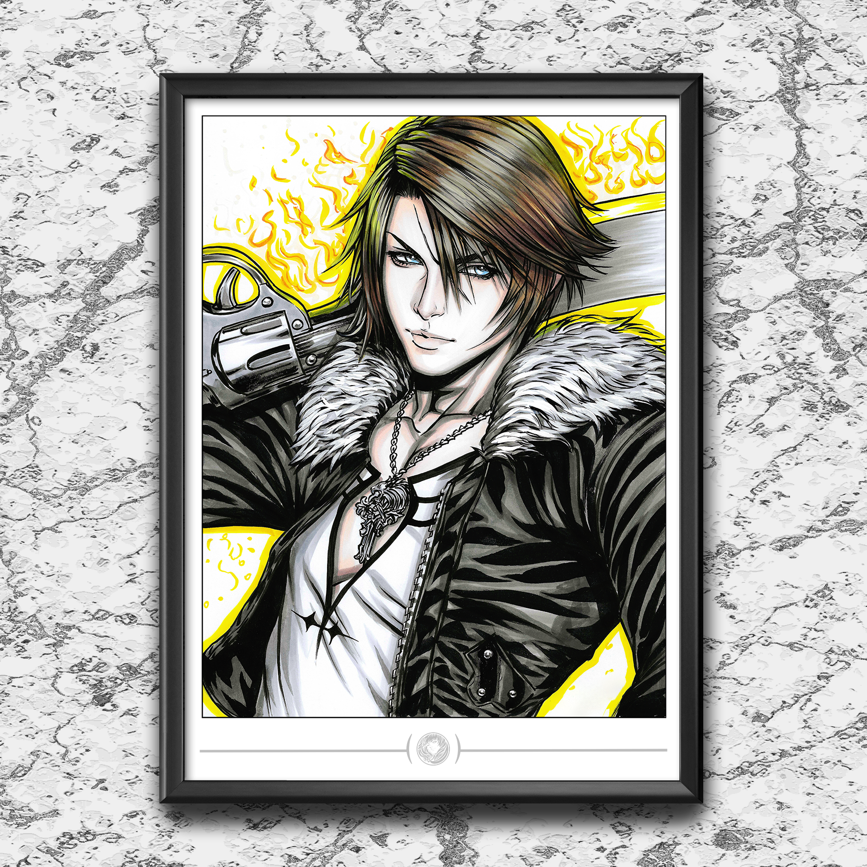 "PREMIUM COLLECTION" Squall Leonhart ART PRINT