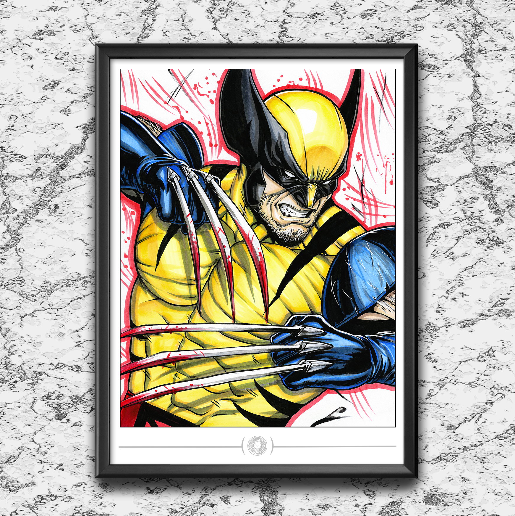 "PREMIUM COLLECTION" Wolverine A ART PRINT