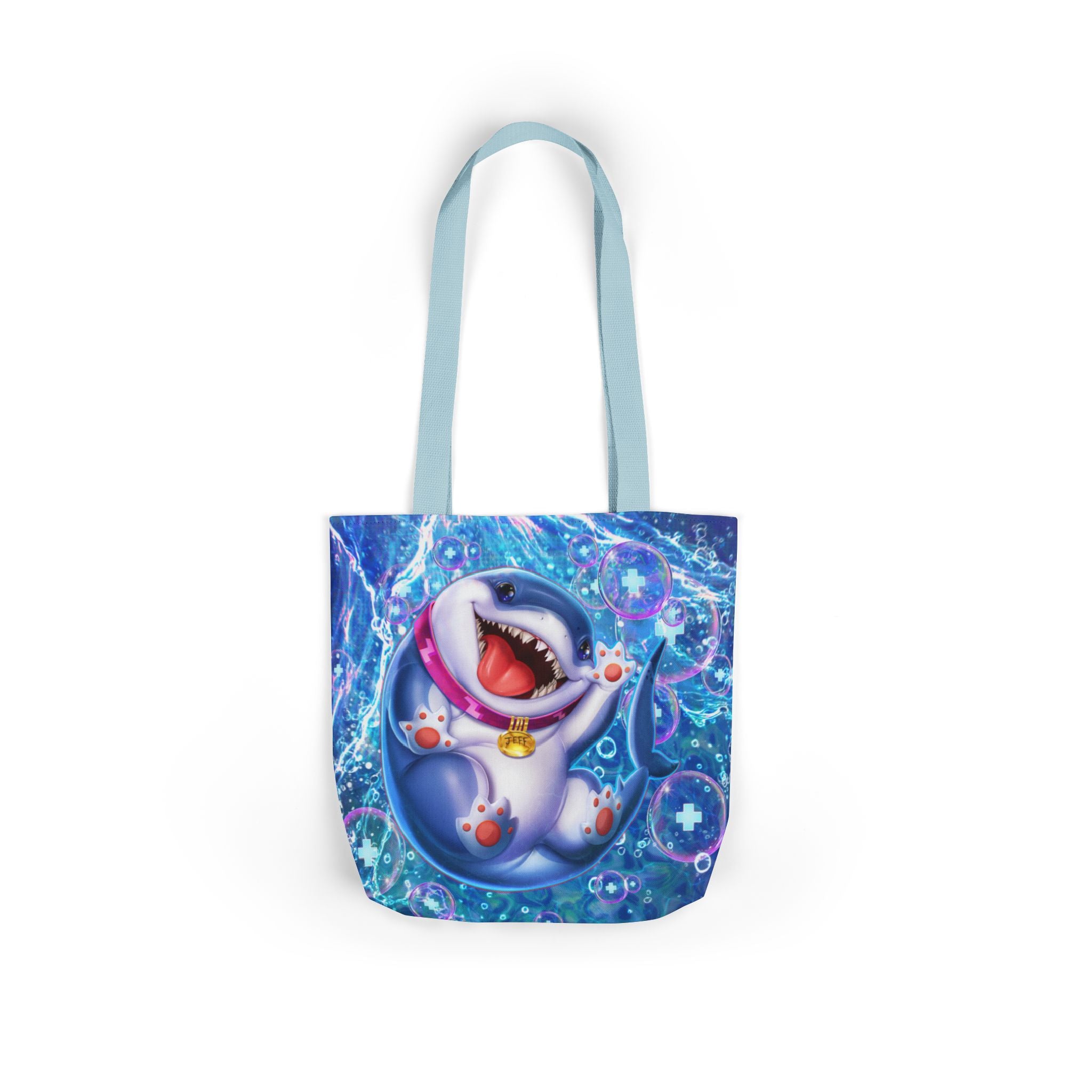 Marvel Rivals: Jeff the Landshark: Chompin' Champion Canvas Tote Bag