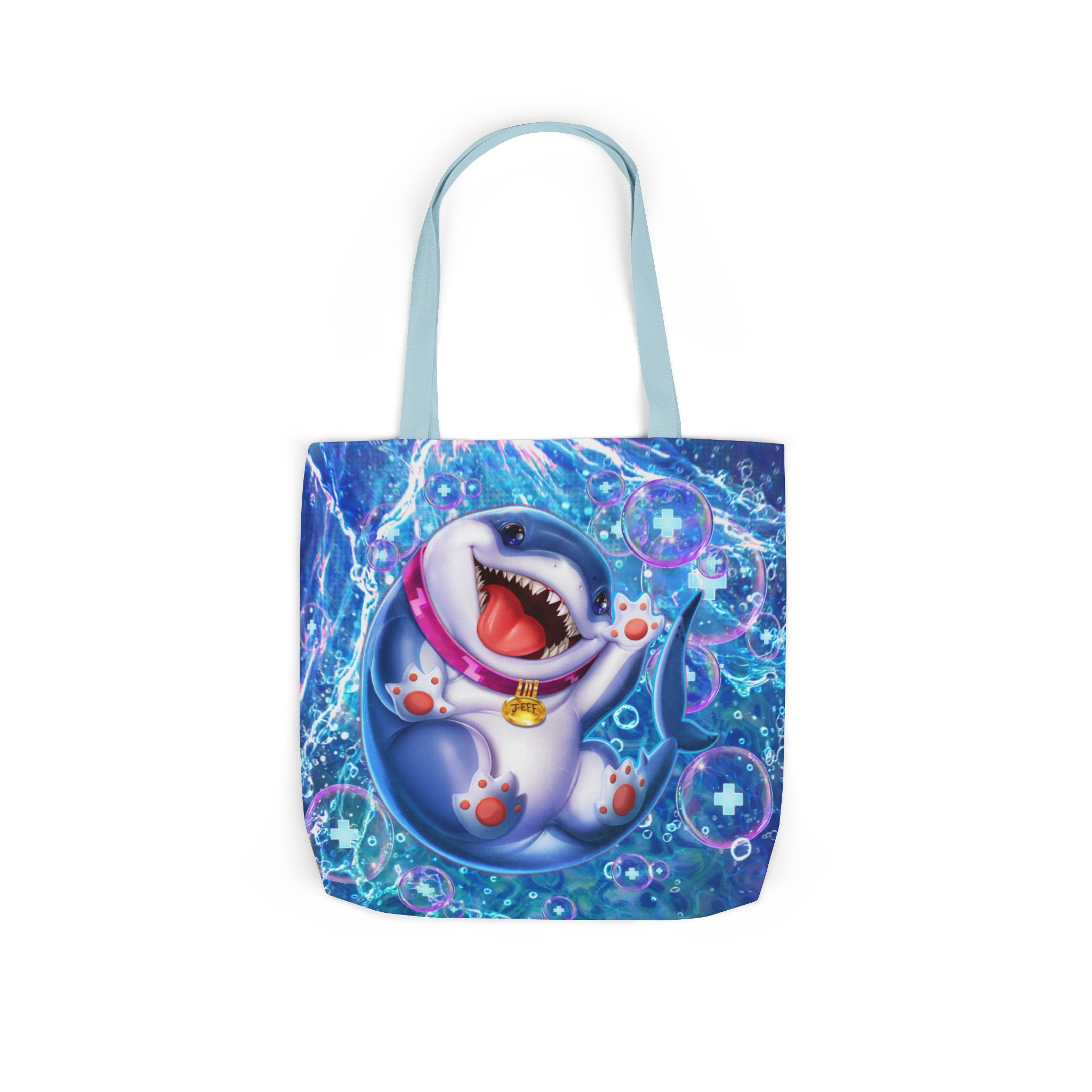 Marvel Rivals: Jeff the Landshark: Chompin' Champion Canvas Tote Bag