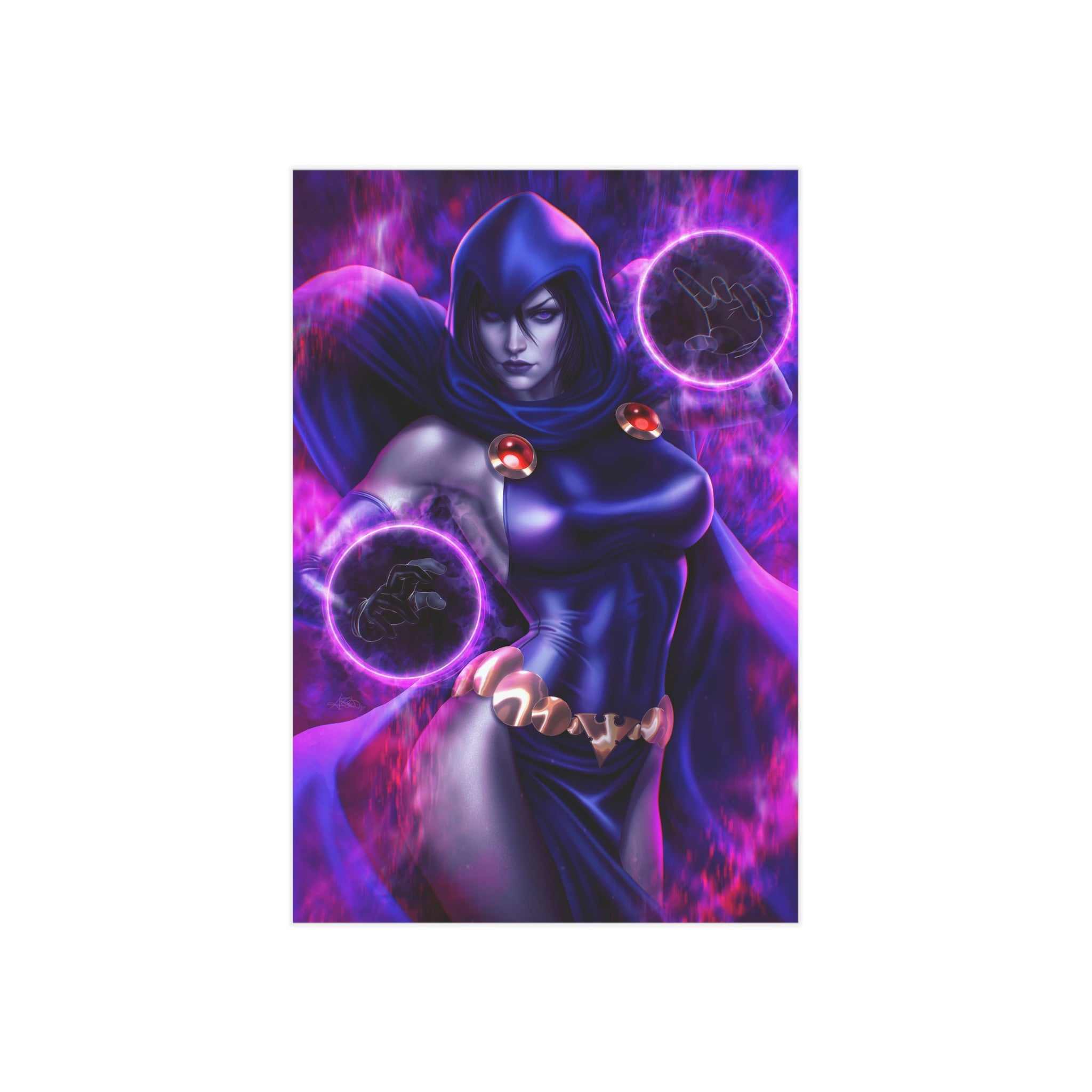 Raven "Mystic" Mini Art Print