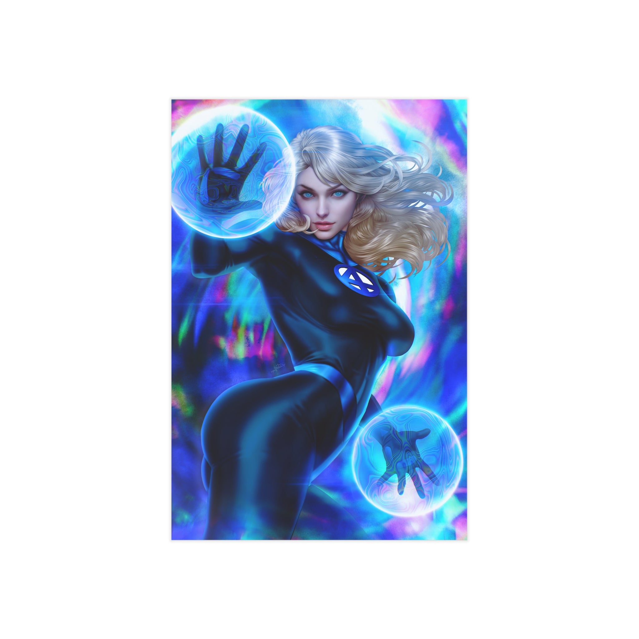 "Fantastic" Invisible Woman Mini Art Print