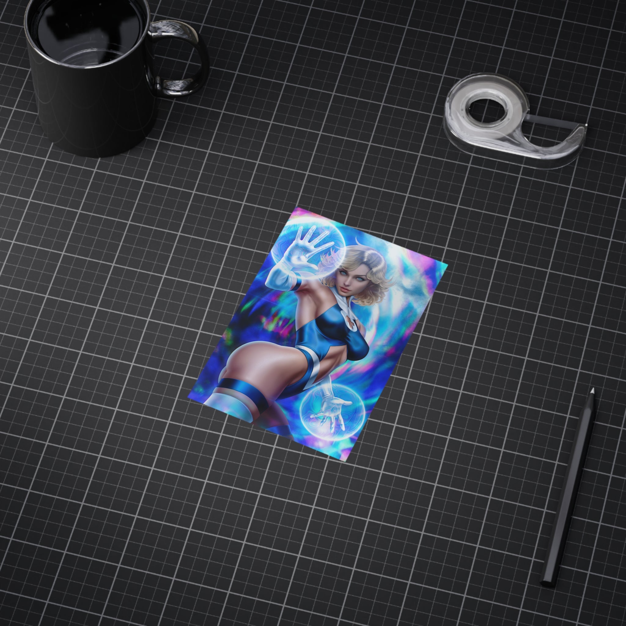 "Fantastic" B Invisible Woman Mini Art Print
