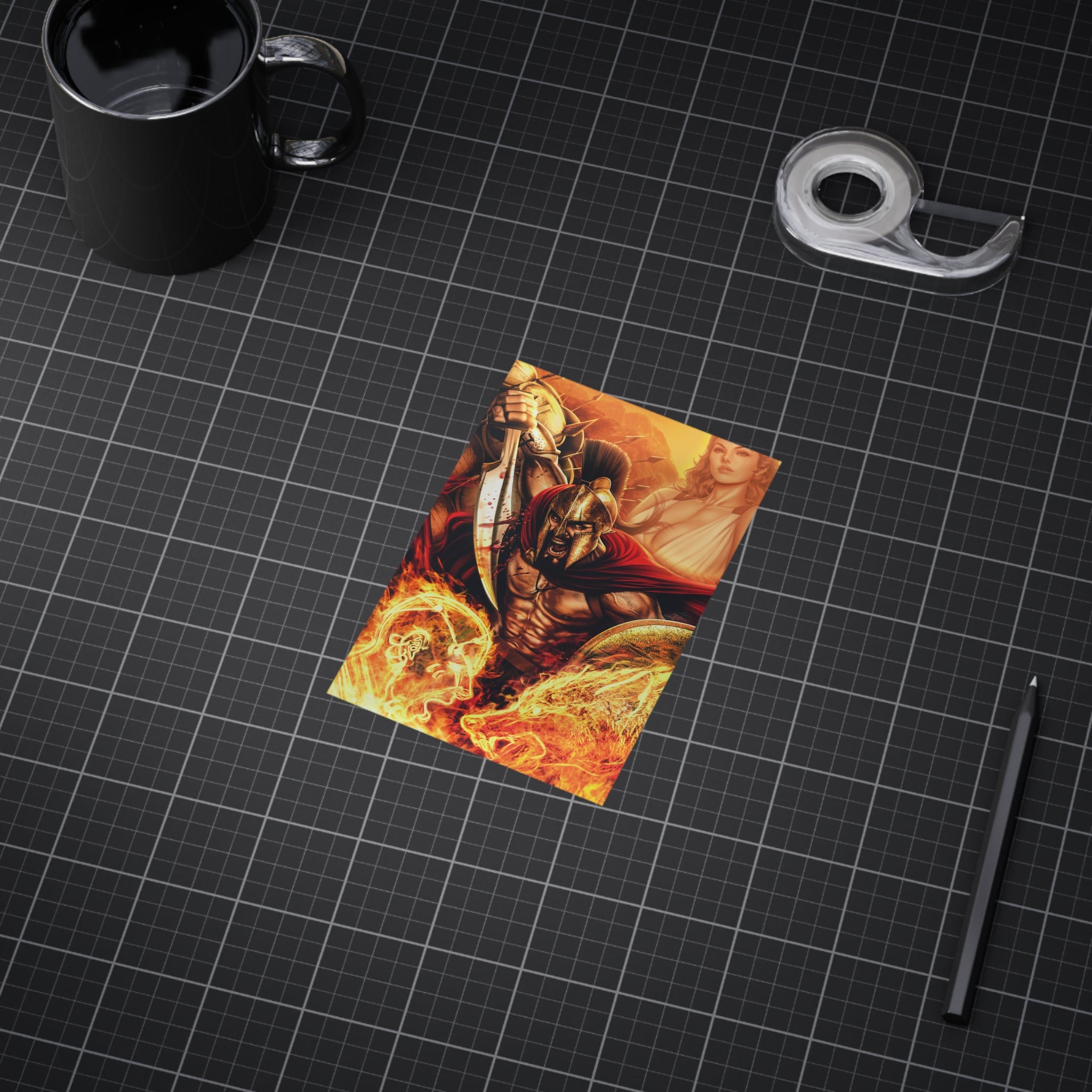 300 #1 25th Anniversary Edition Mini Art Print