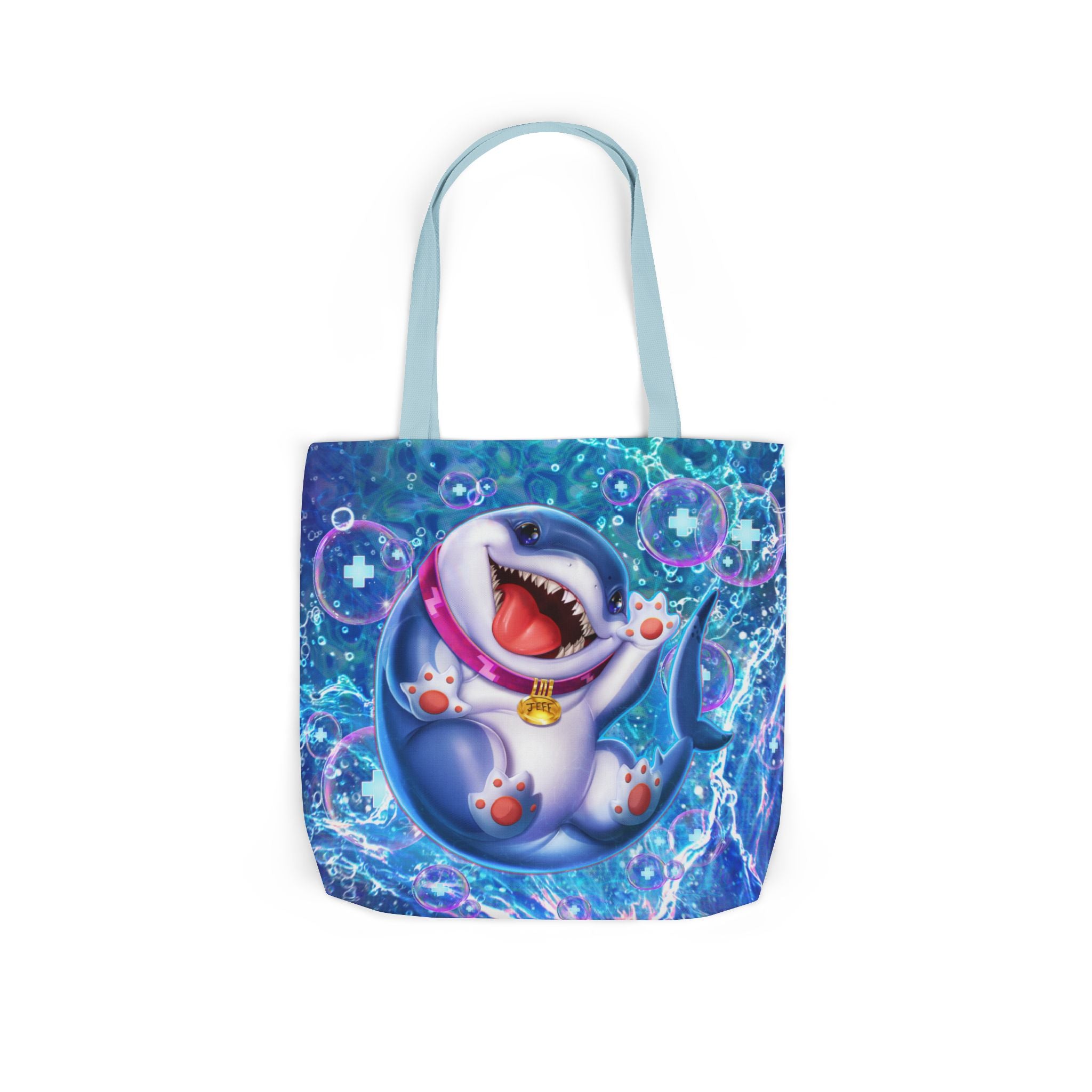 Marvel Rivals: Jeff the Landshark: Chompin' Champion Canvas Tote Bag
