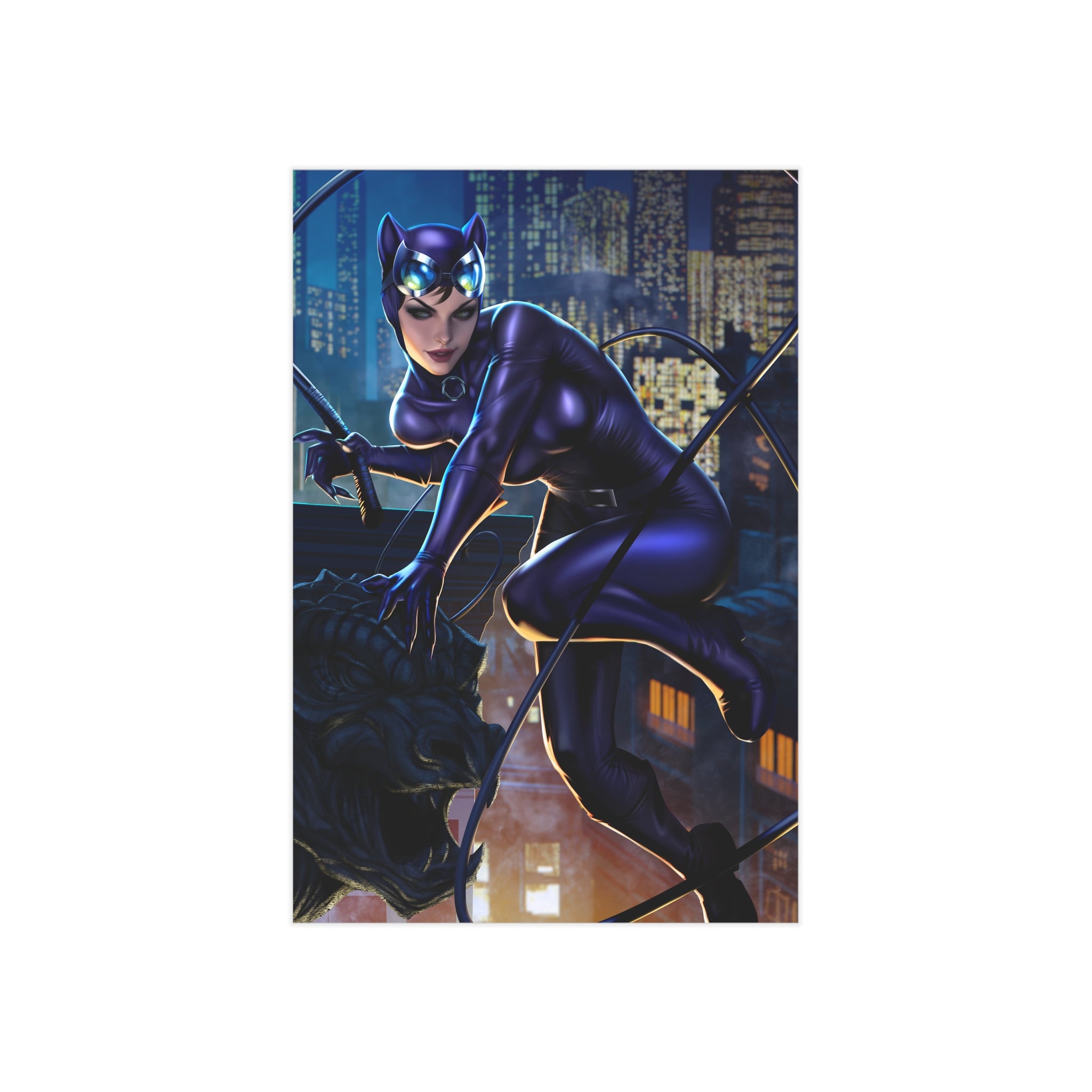 Batman #609 Catwoman Mini Art Print
