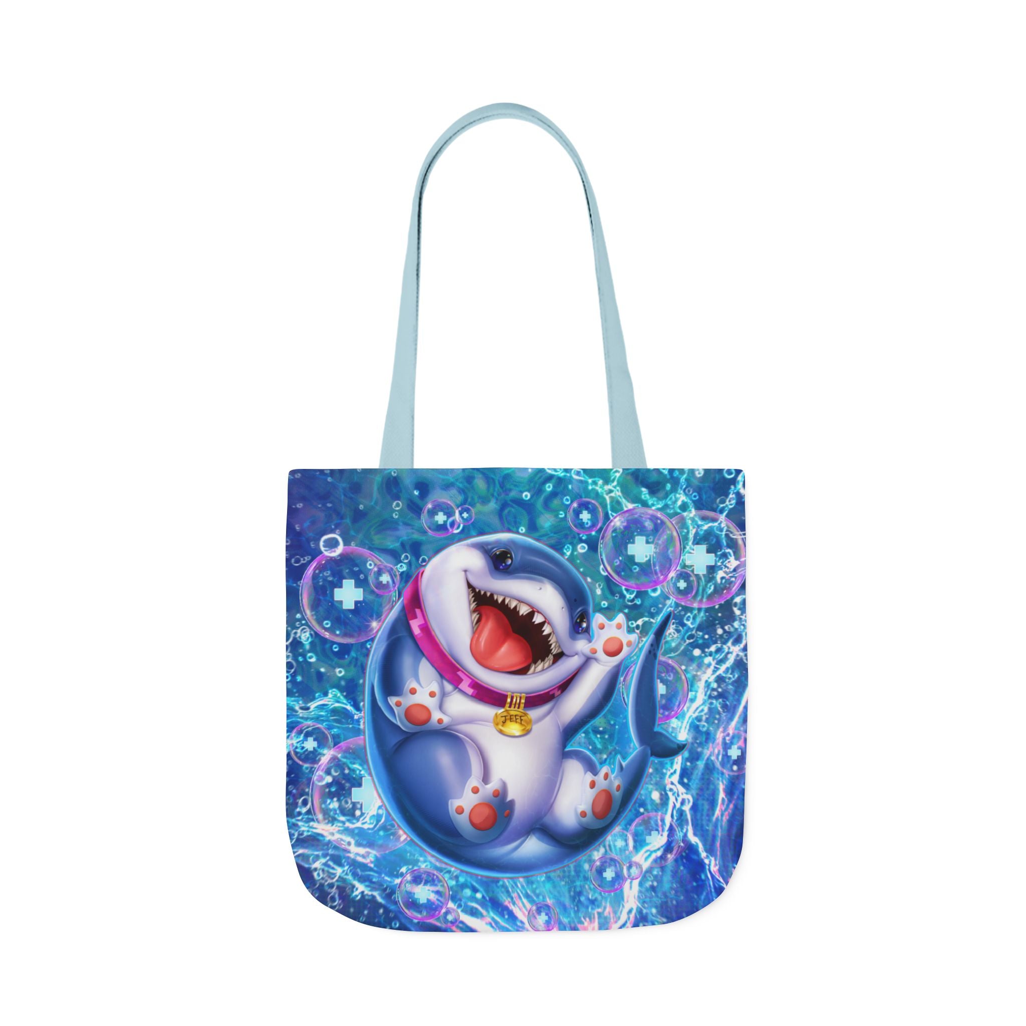 Marvel Rivals: Jeff the Landshark: Chompin' Champion Canvas Tote Bag