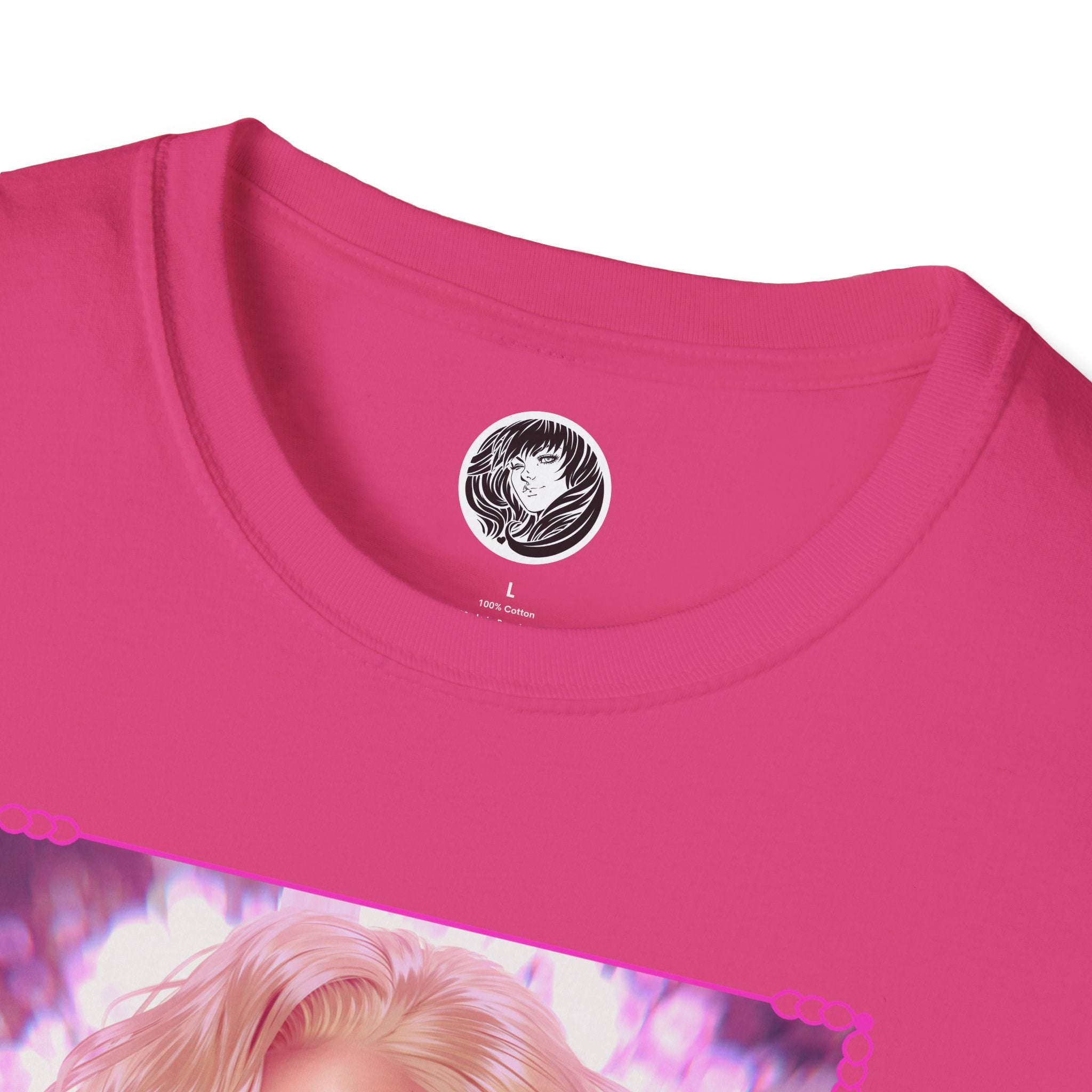 Bold Barbie Pink Glam Graphic Unisex T-Shirt