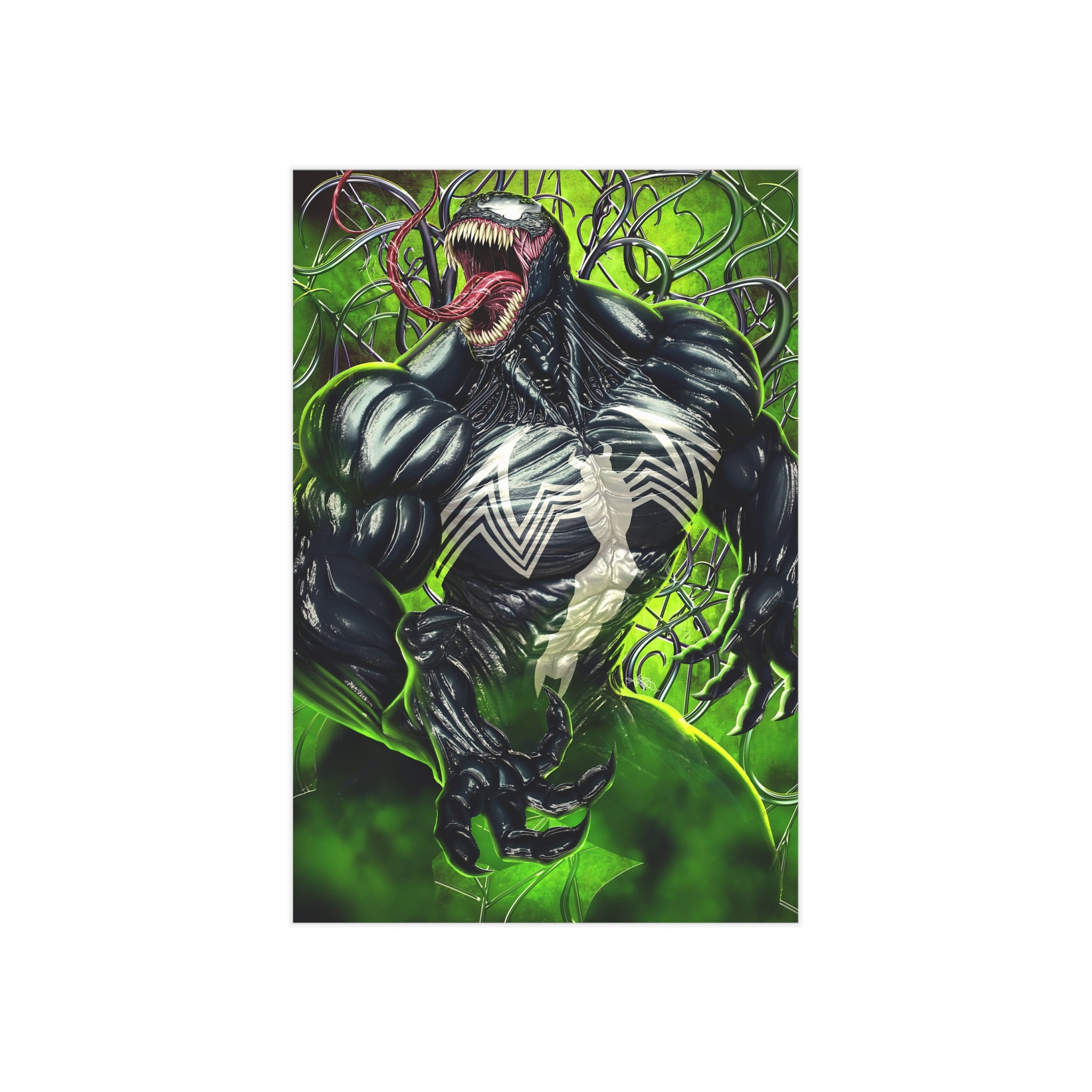 Venom "Lethal" V2 Edition Mini Art Print
