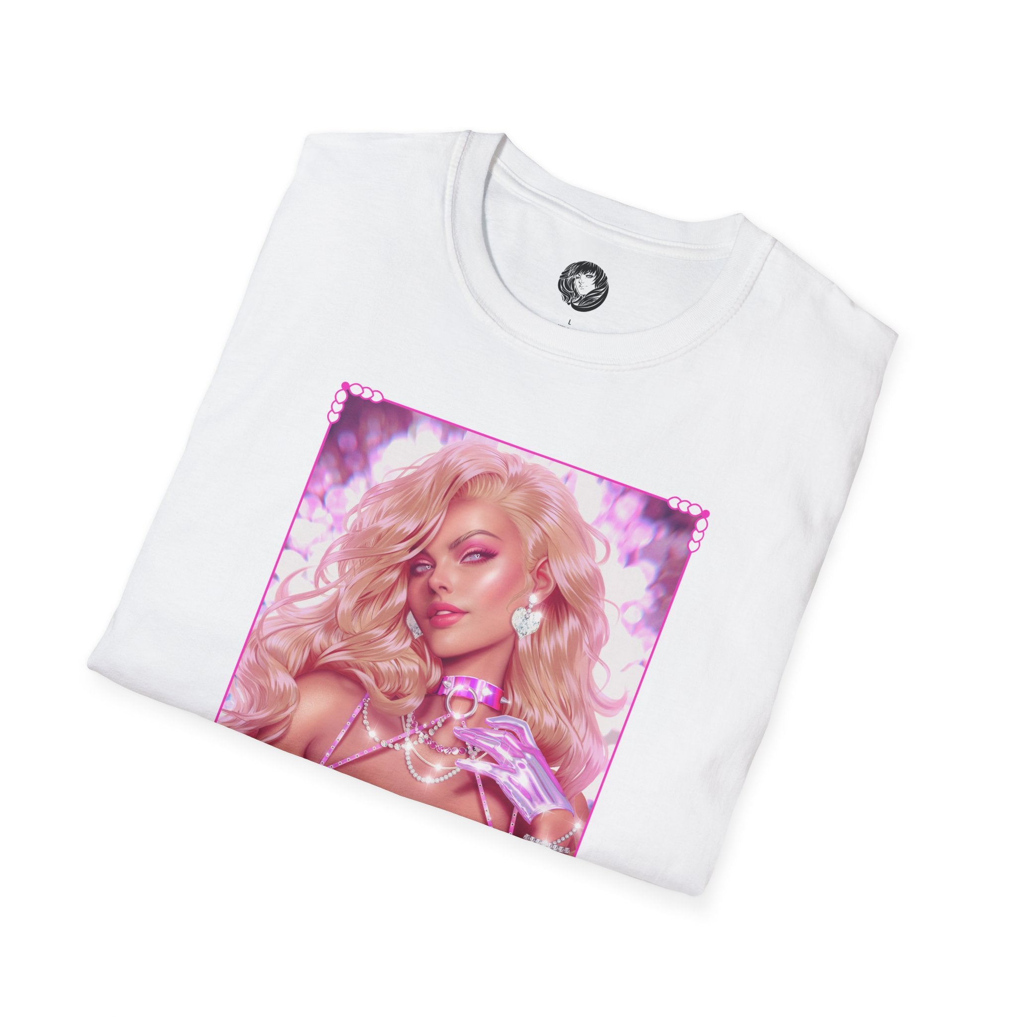 Bold Barbie Pink Glam Graphic Unisex T-Shirt
