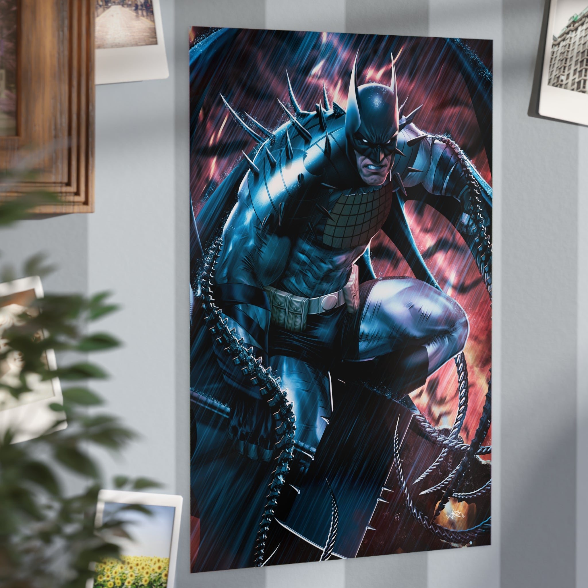 Absolute Batman (Blue) Mini Art Print