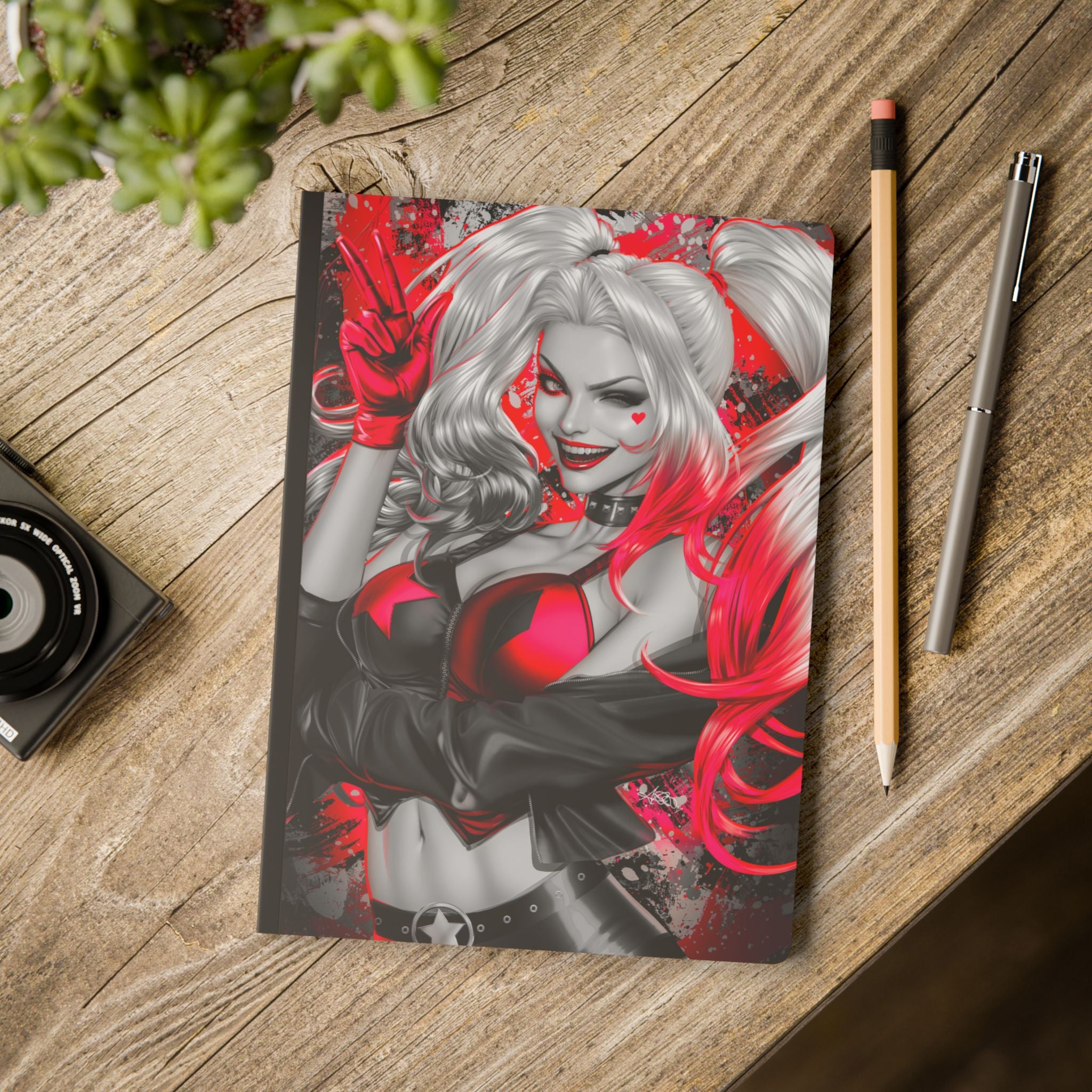 Harley Quinn: Black+White+Redder #6 Softcover Journal