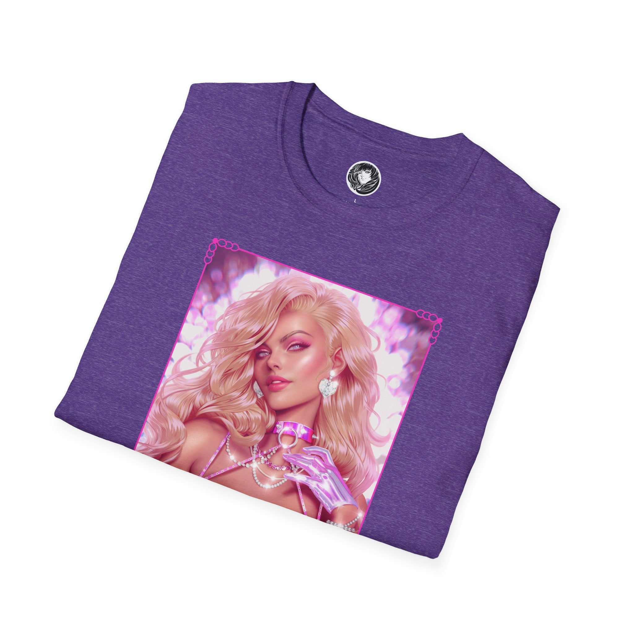 Bold Barbie Pink Glam Graphic Unisex T-Shirt
