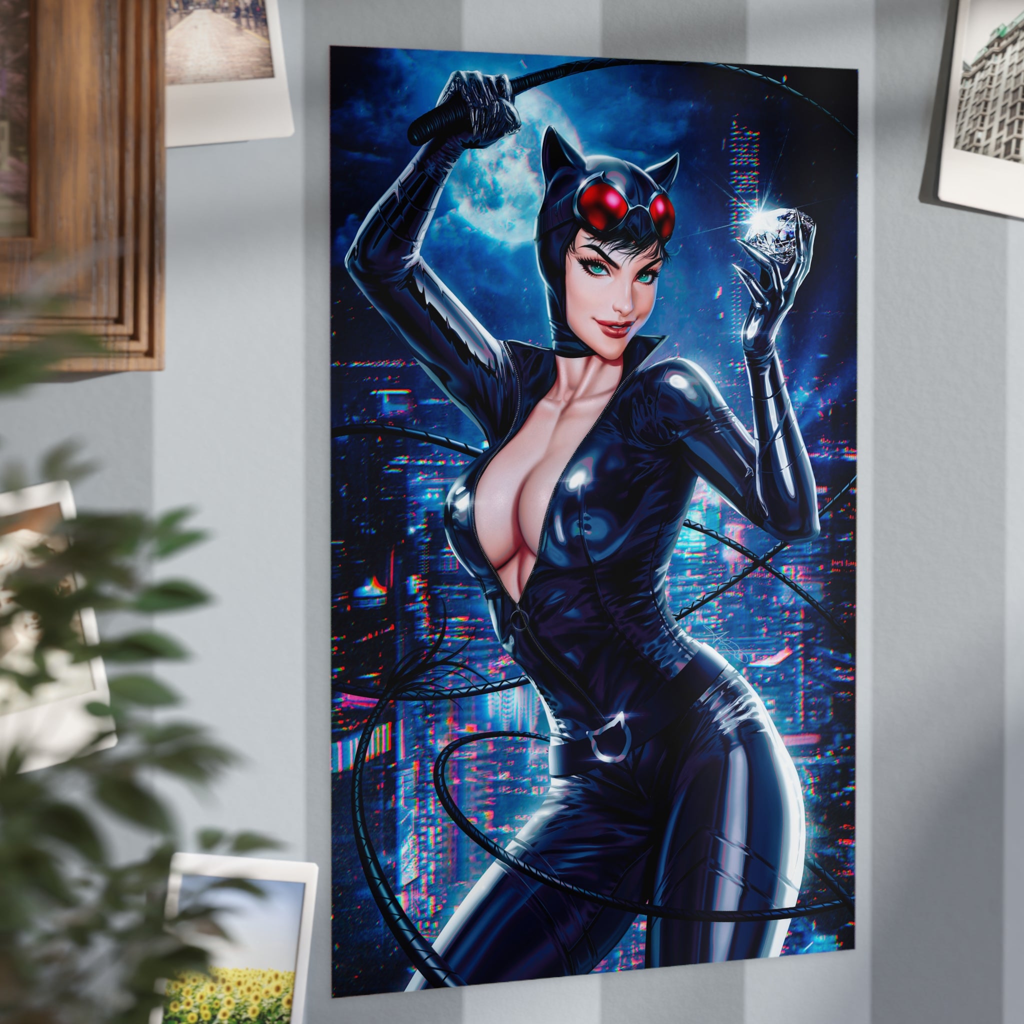 Catwoman "Jewel Heist" Mini Art Print
