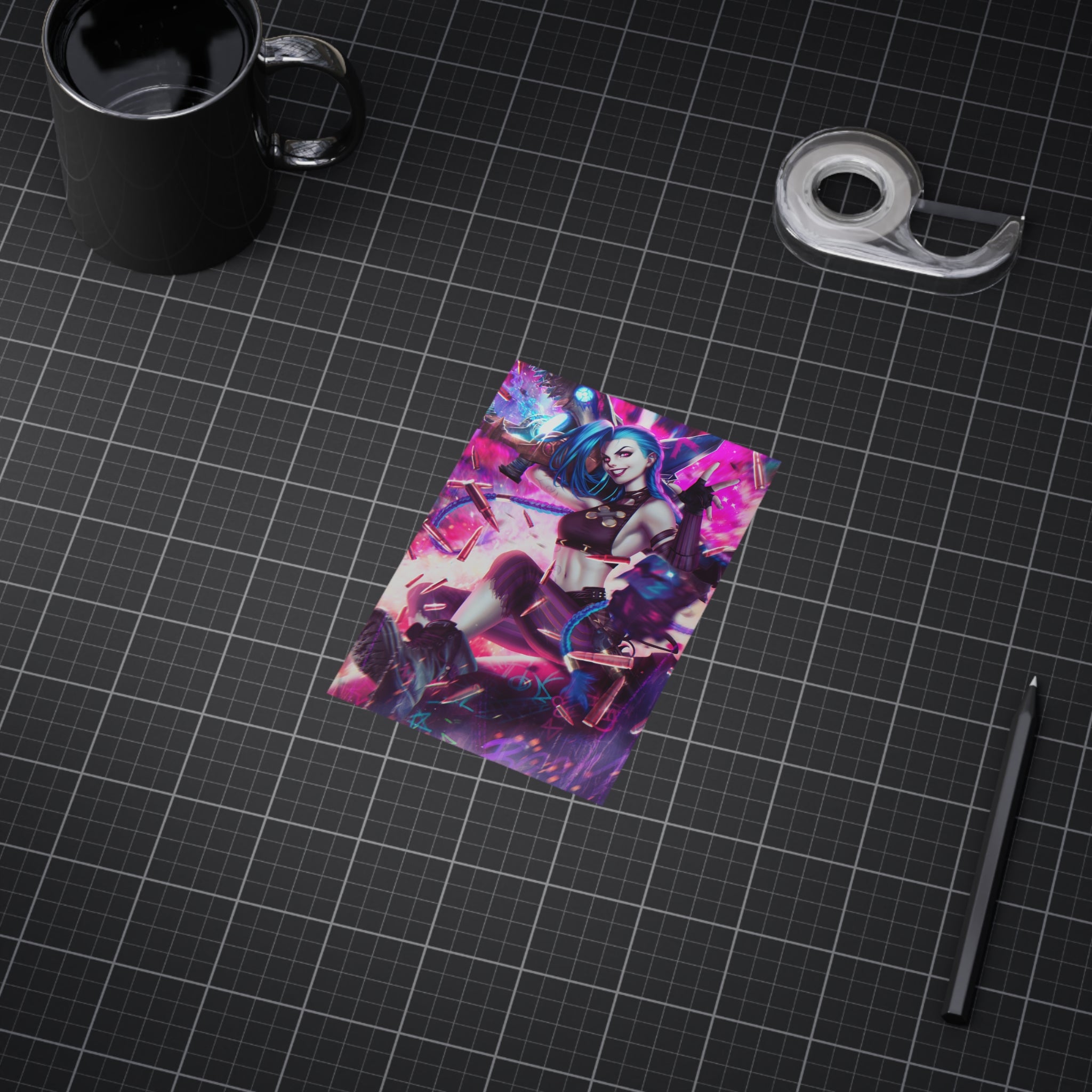 Jinx "Arcane" Mini Art Print