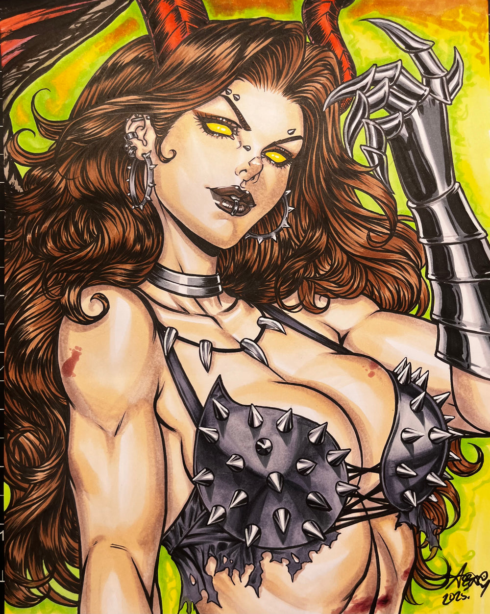 ADA Hellwitch A A4 Size Art Original