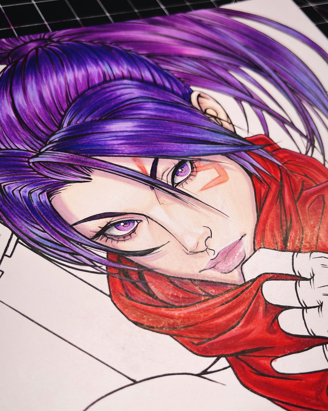 ADA Psylocke Marvel Rivals A4 Size Art Original