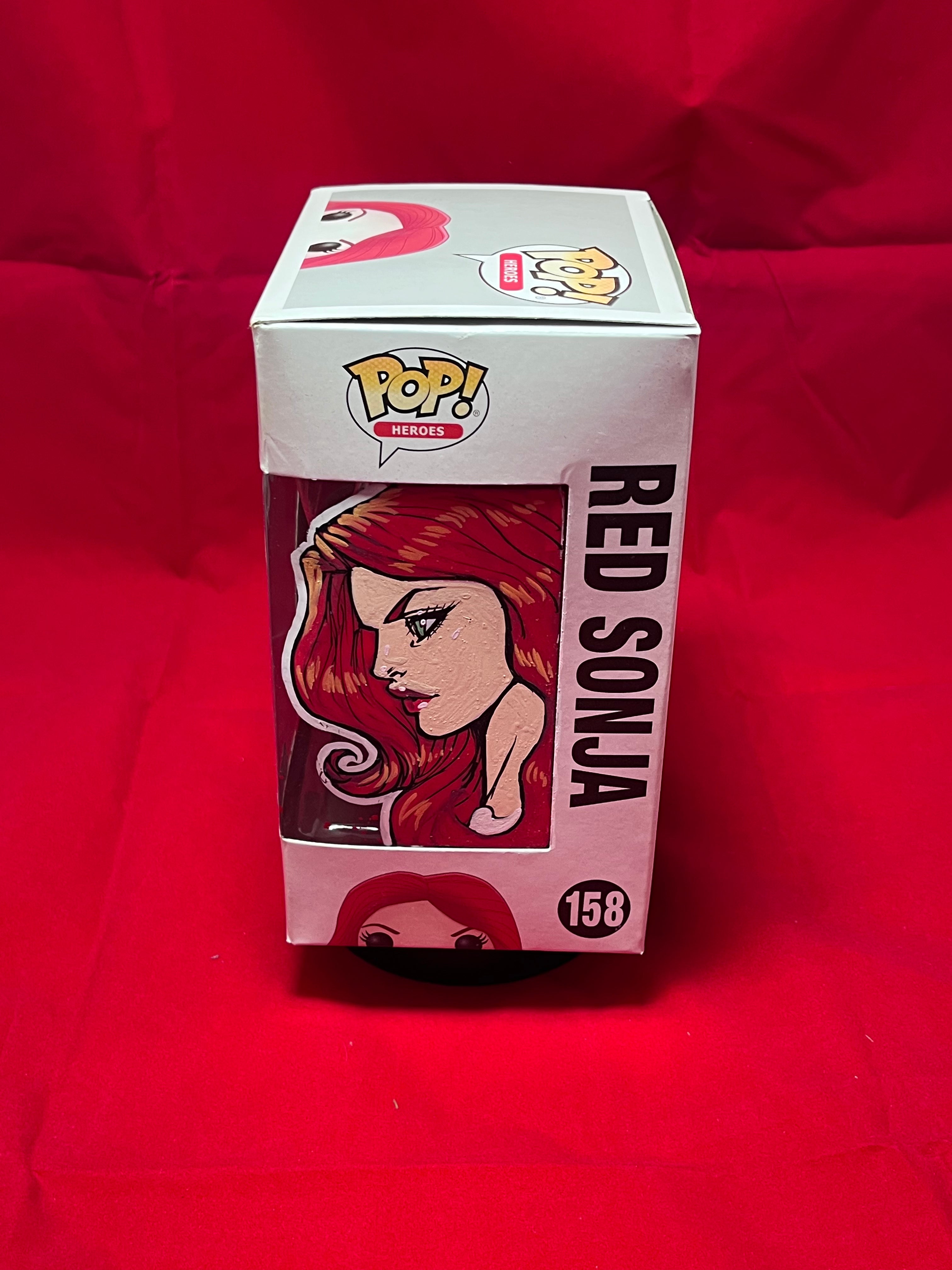Remarked Funko Pop Red Sonja 158