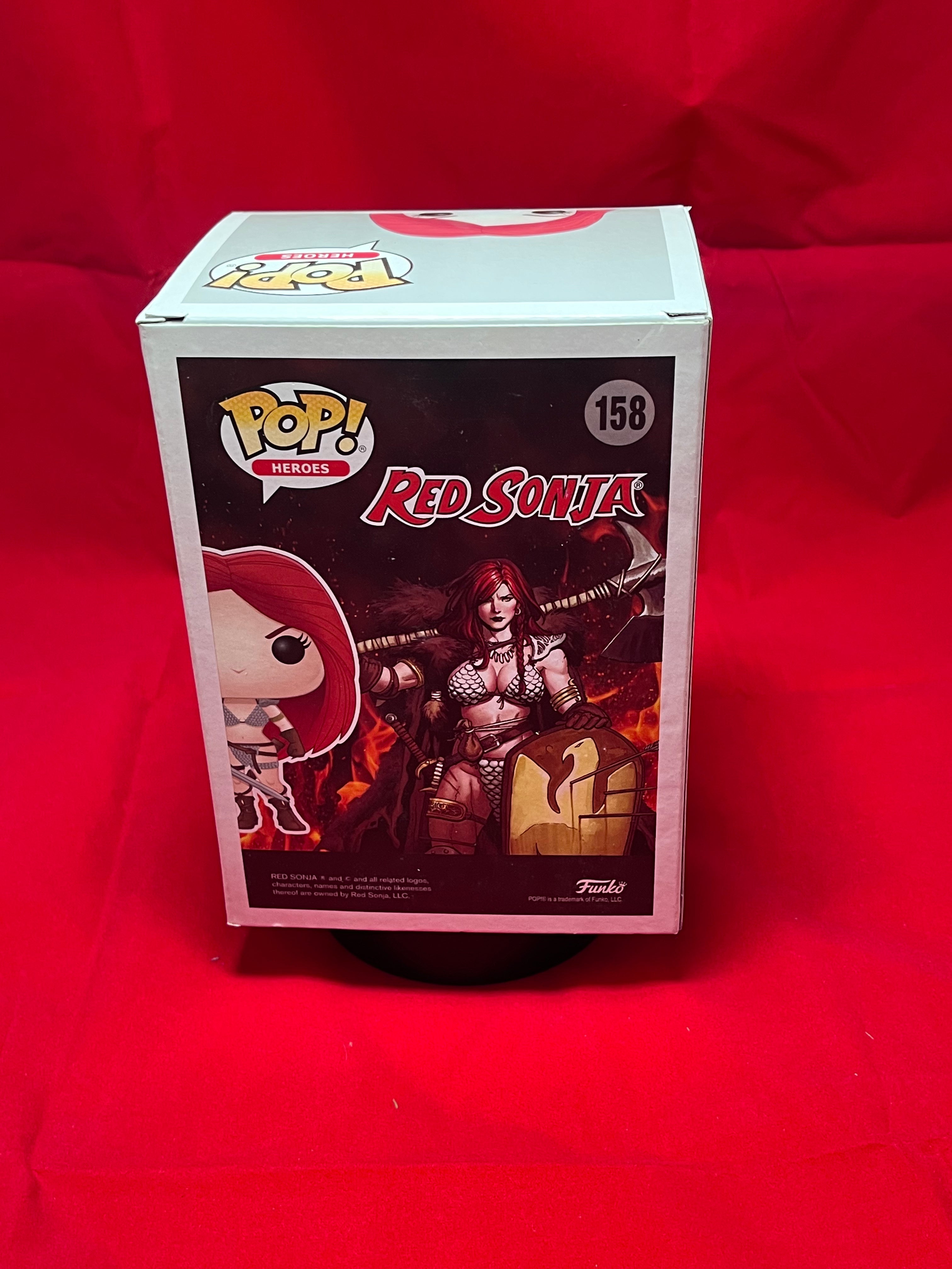 Remarked Funko Pop Red Sonja 158