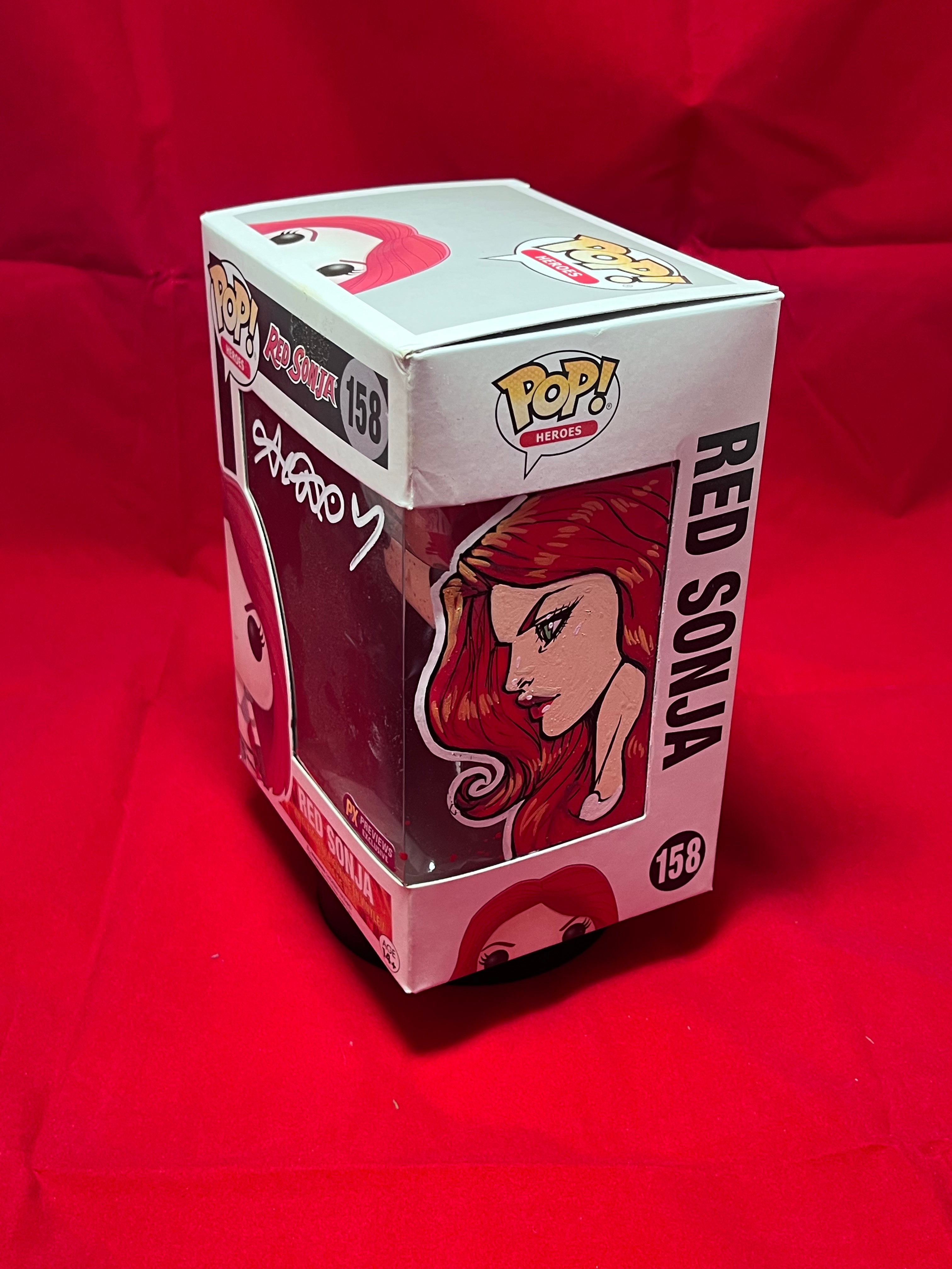 Remarked Funko Pop Red Sonja 158