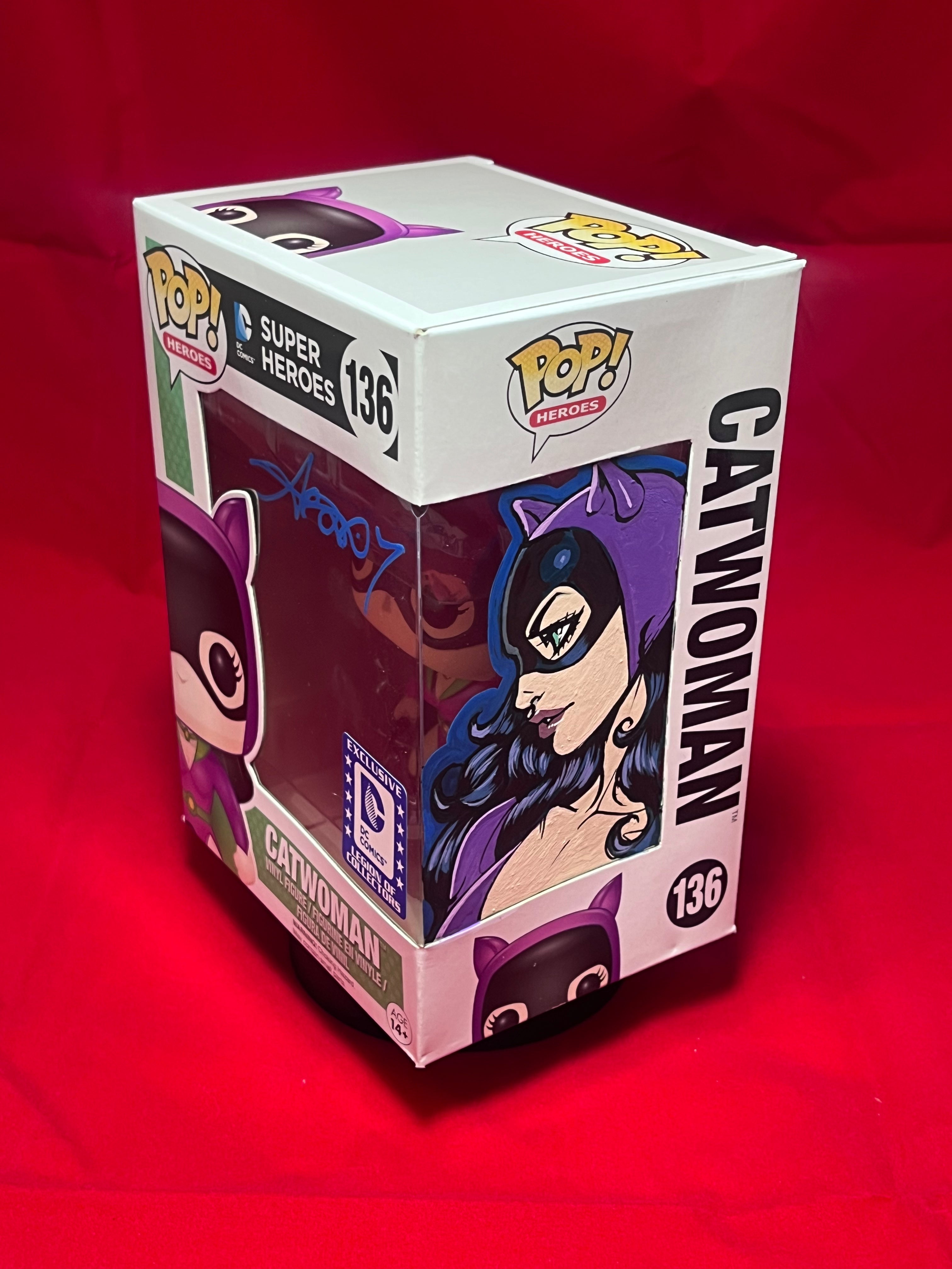 Remarked Funko Pop Catwoman #136