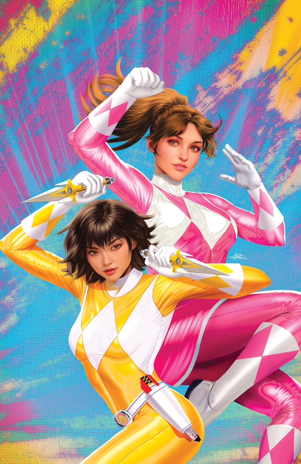 MIGHTY MORPHIN POWER RANGERS #122 Ariel Diaz Art Exclusive Virgin Variant