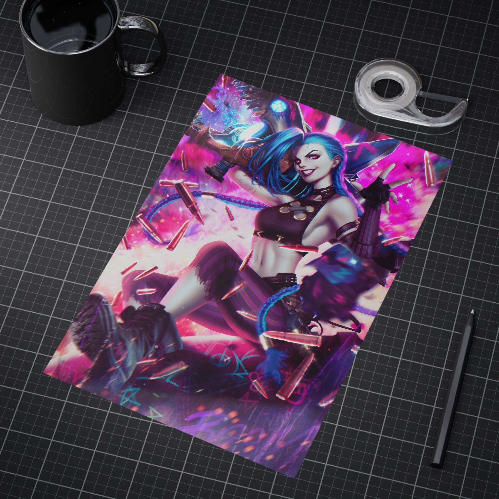 Jinx "Arcane" Mini Art Print