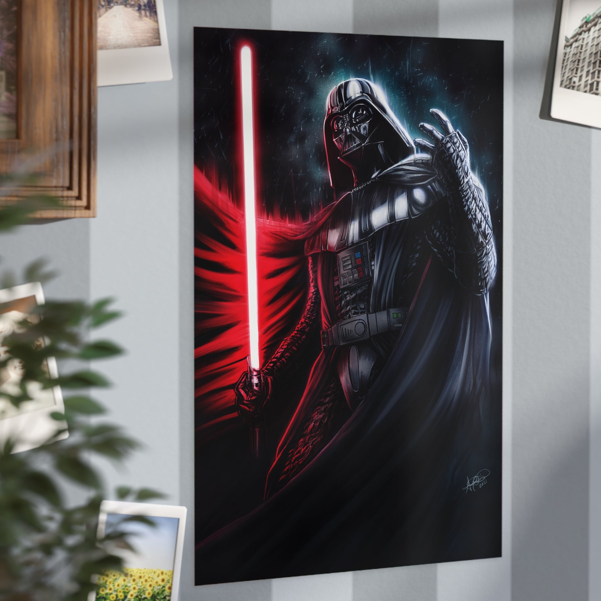 Darth Vader Mini Art Print